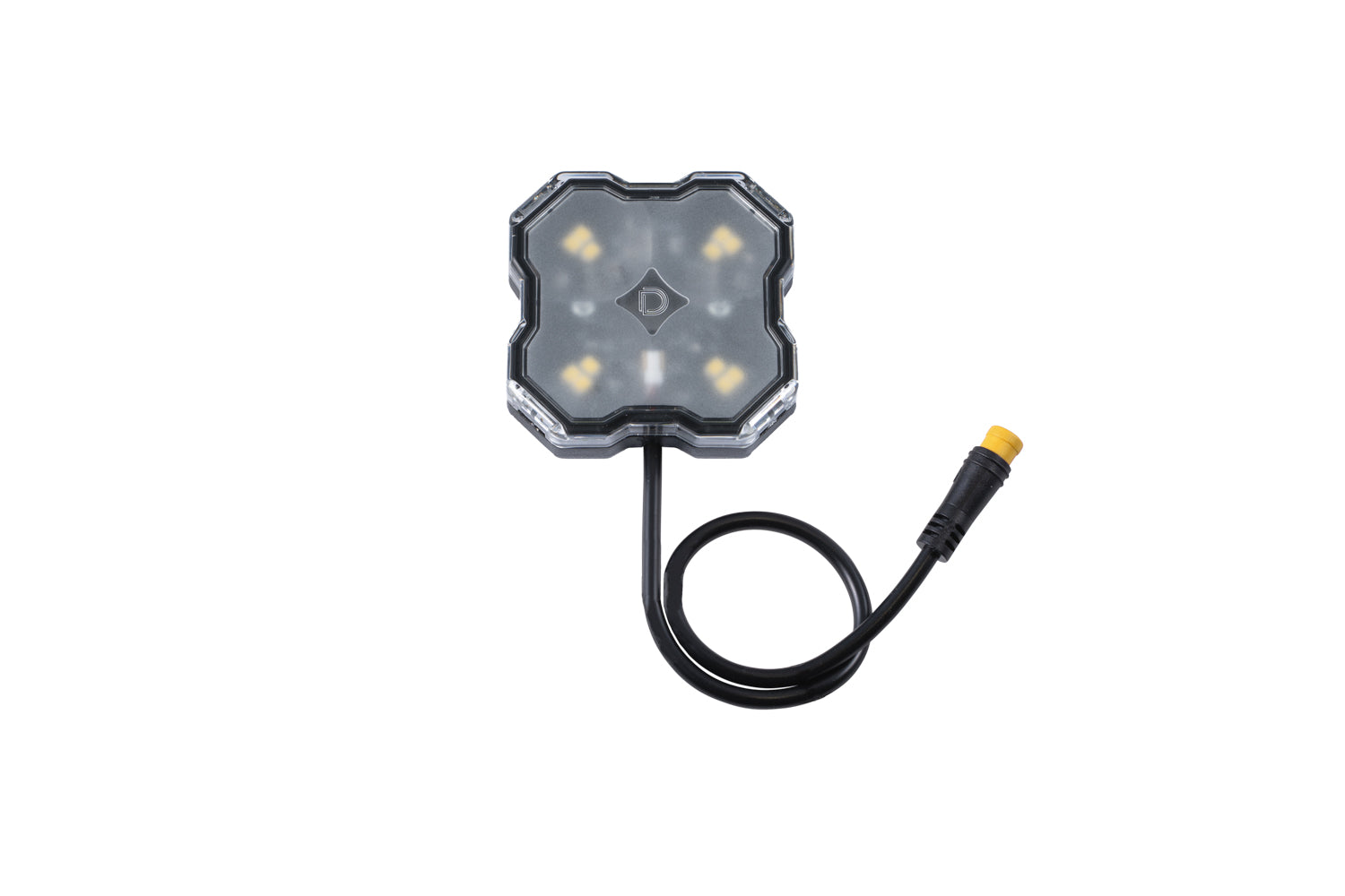 Stage Series Single-Color LED Rock Light, Amber M8 (one)