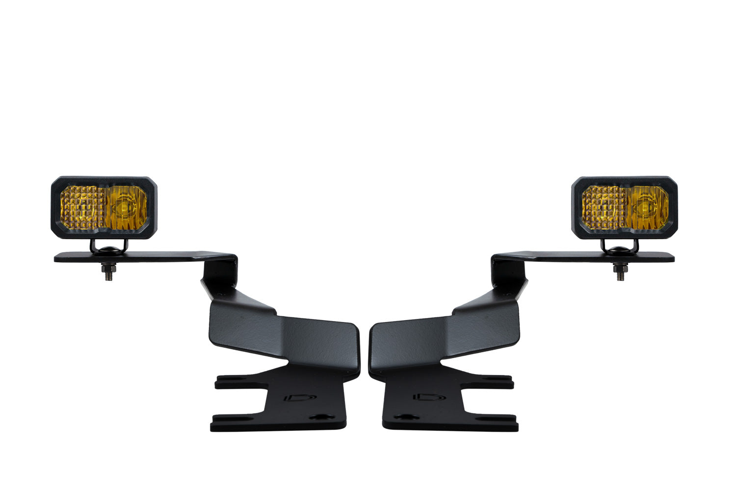 Stage Series Ditch Light Kit for 2017-2022 Ford Super Duty, C2 Sport Yellow Combo Diode Dynamics