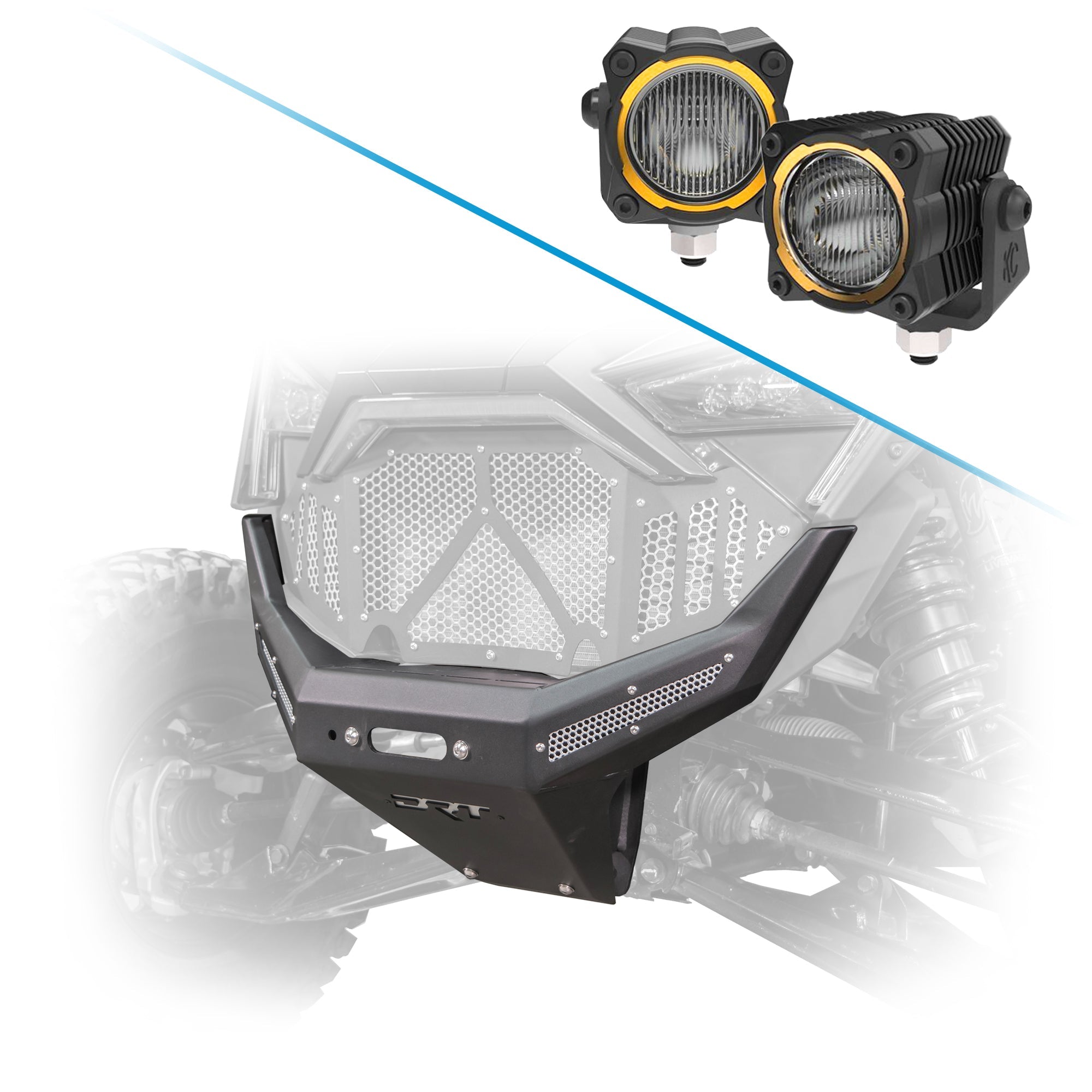 Front Winch Bumper for Polaris RZR Pro R / Turbo R 2020-2024