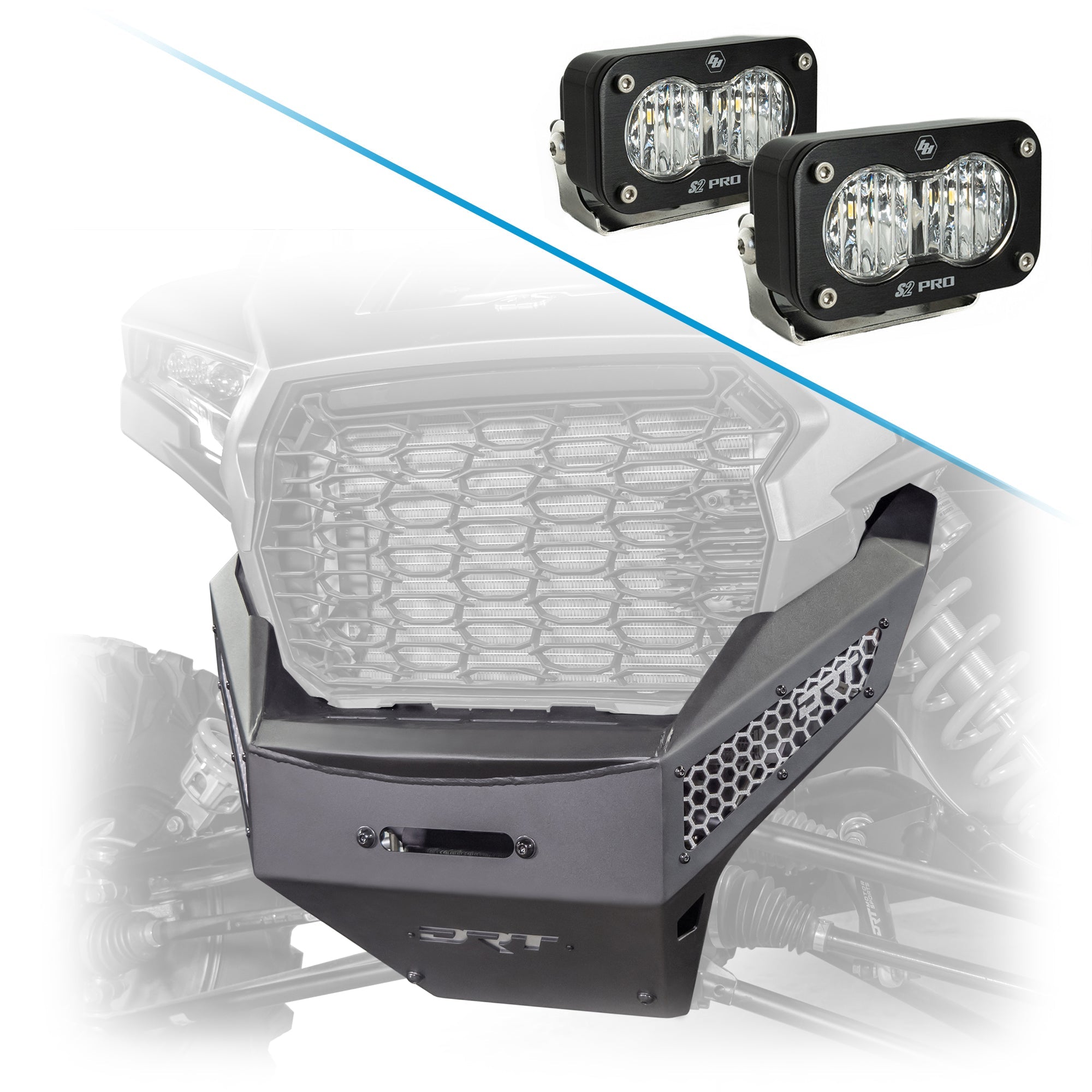 DRT Polaris RZR 2024+ XP 1000/4 Front Winch Bumper