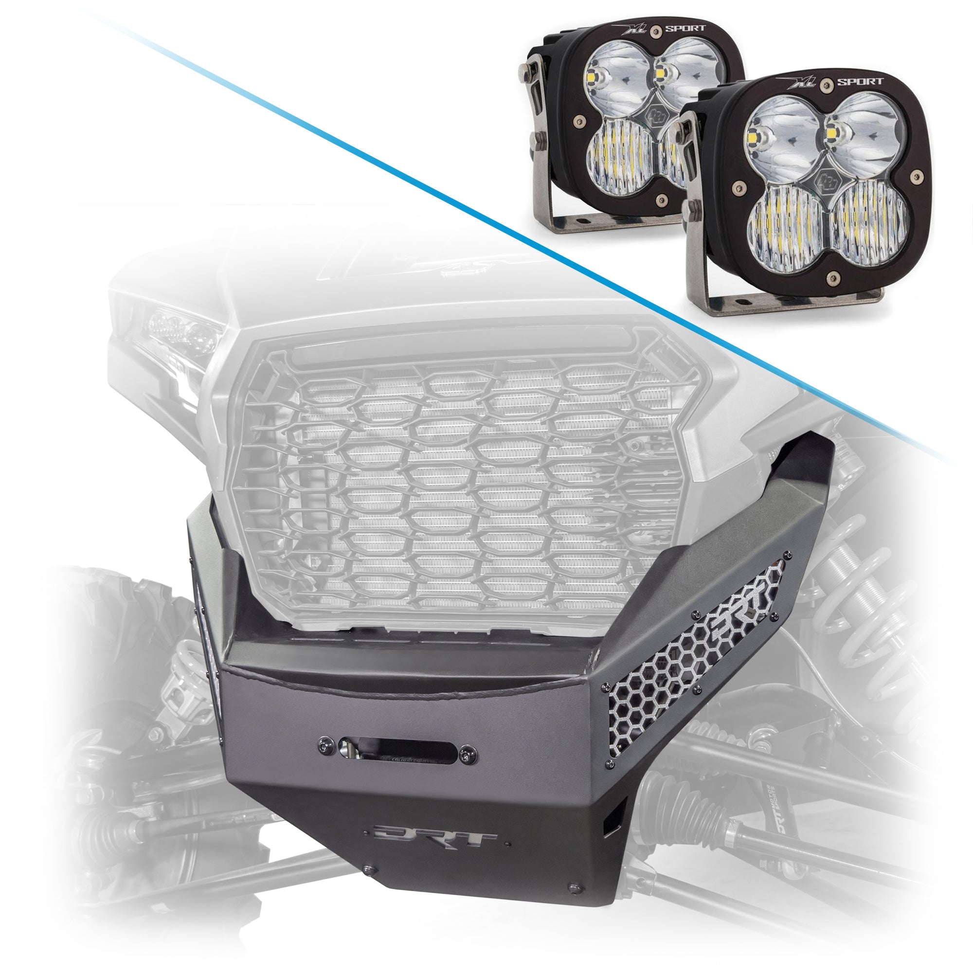 DRT Polaris RZR 2024+ XP 1000/4 Front Winch Bumper