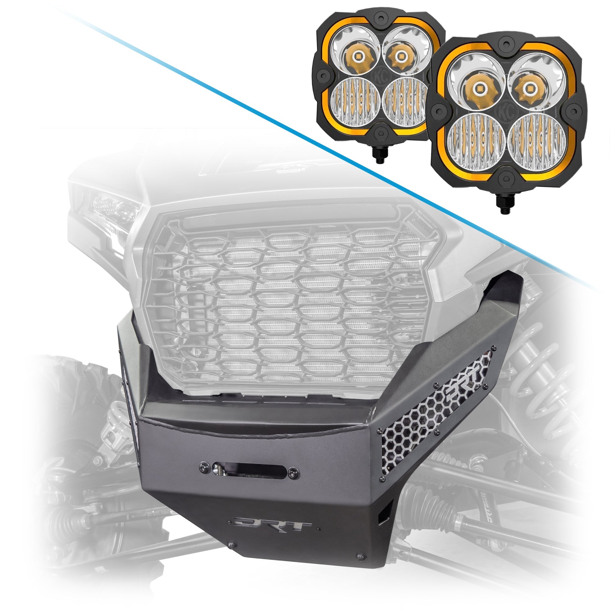 DRT Polaris RZR 2024+ XP 1000/4 Front Winch Bumper