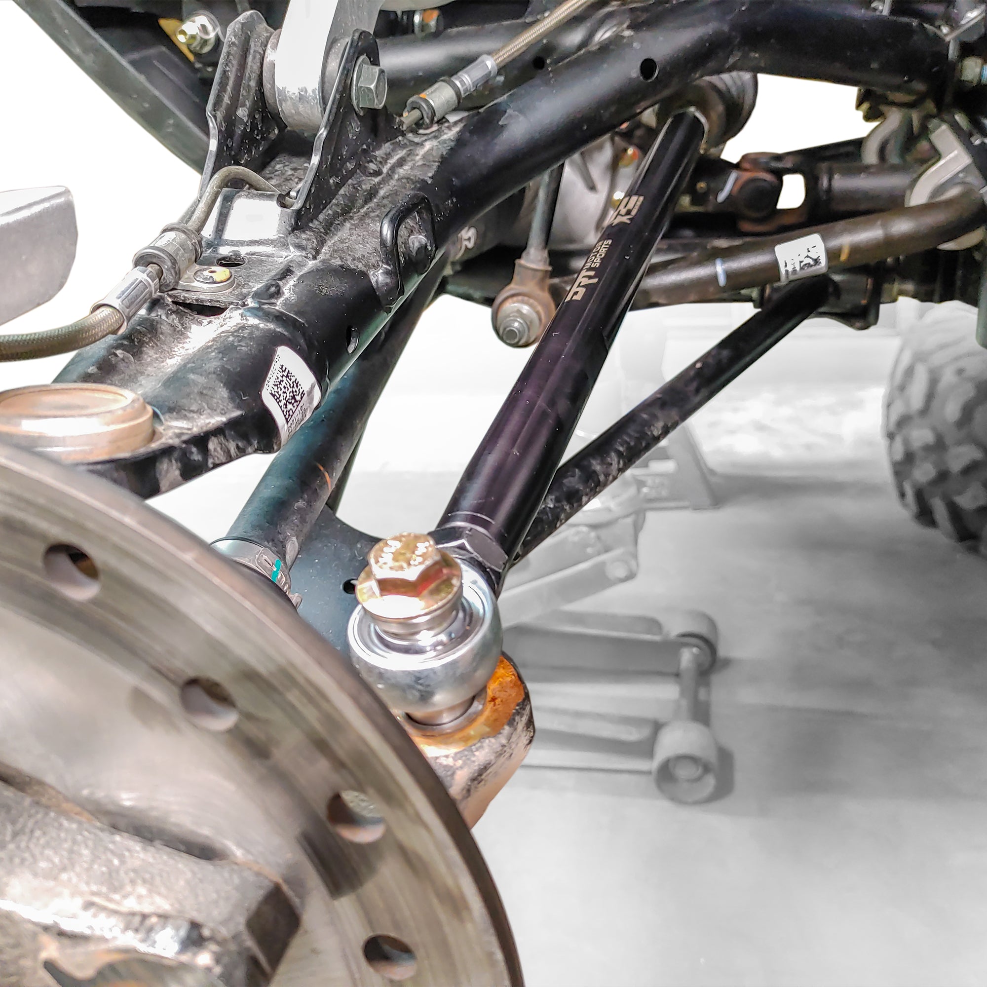 DRT rzr pro xp tie rod kit installed view
