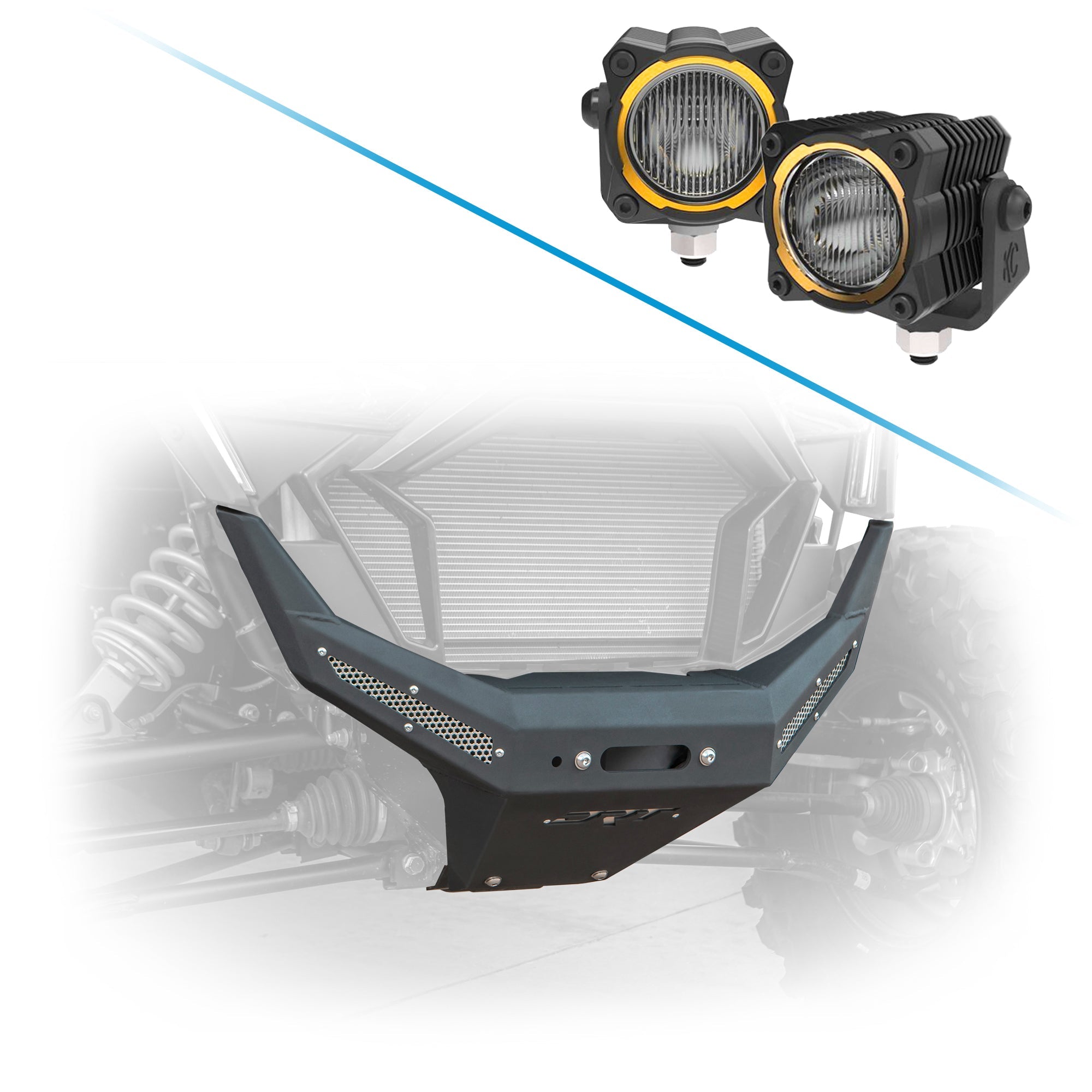 DRT Motorsports Polaris Polaris RZR Pro XP 2020-2024 Front Winch Bumper