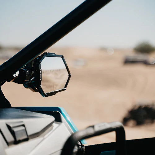 Cuero Baja XL Side Mirror Black (Driver and Passenger)