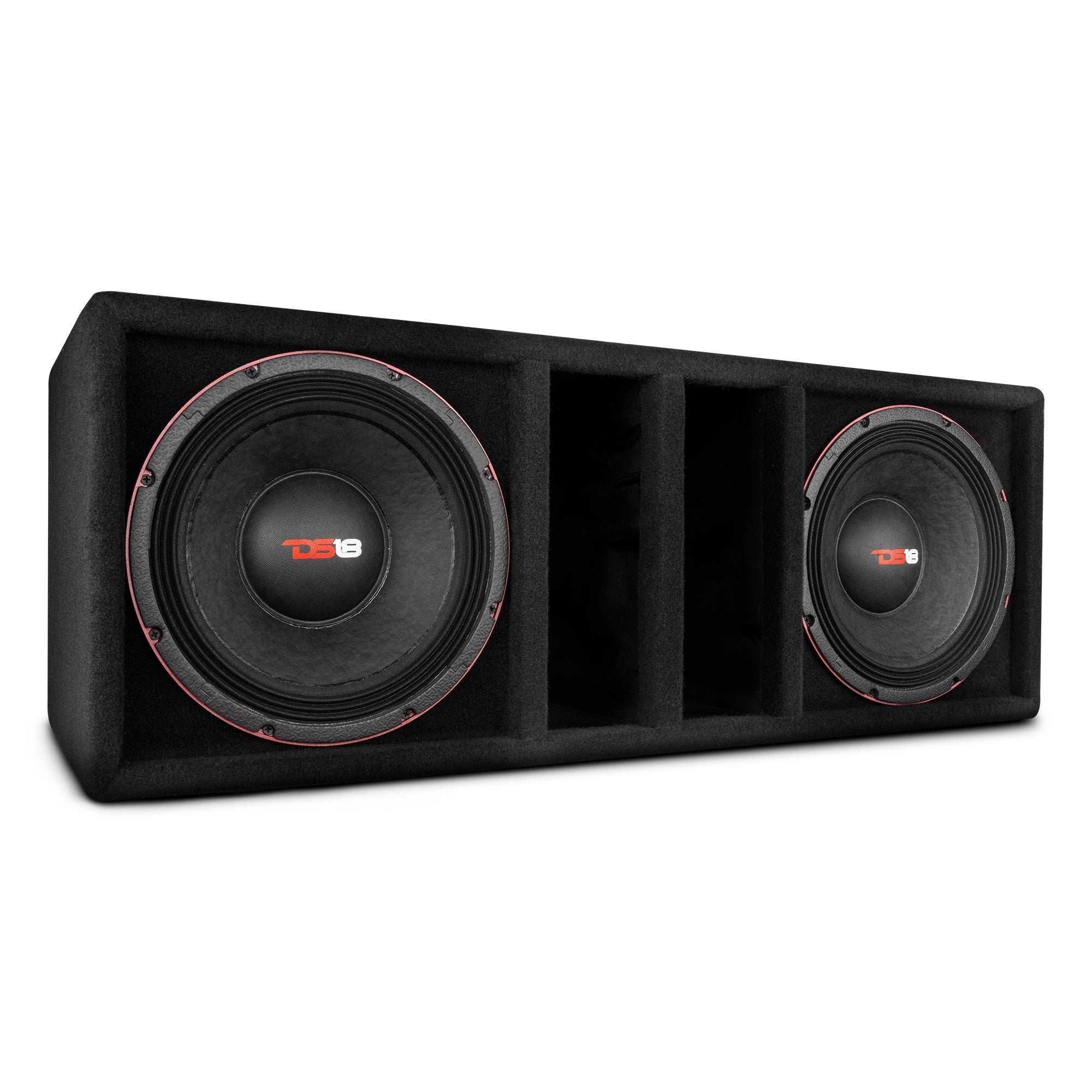 PANCADAO Ported box with 2 X 12" Mid-Bass PRO-1.5KP12.2 Loaded