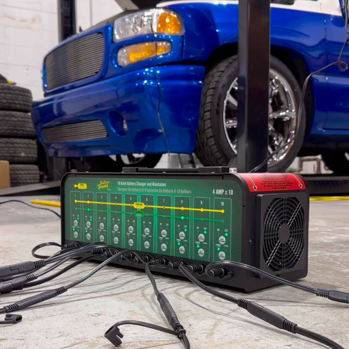 Power Tender® 10-Bank 4 Amp 12V/6V Battery Charger and Maintainer