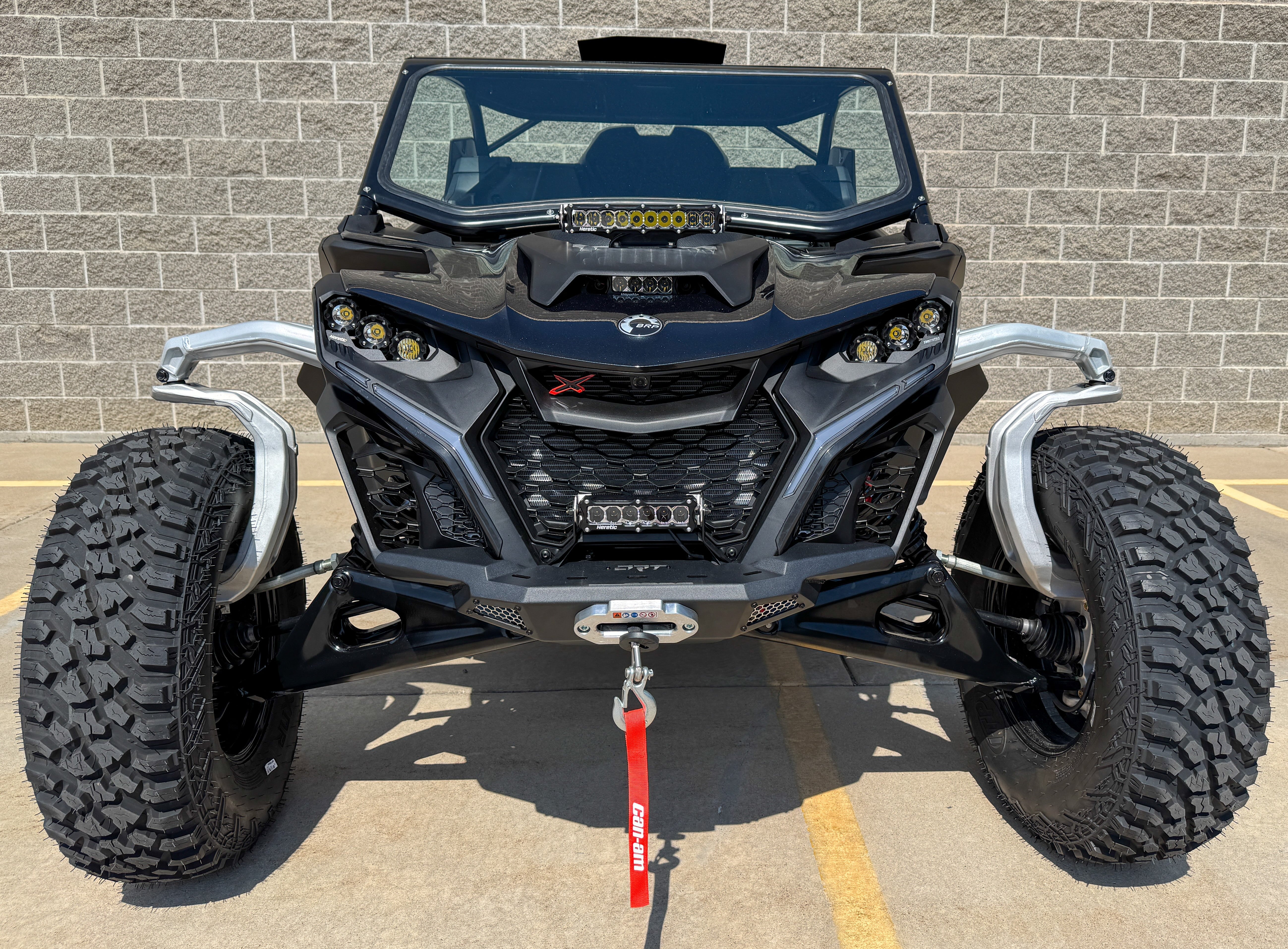 Can Am Maverick R 10 Inch Shock Tower LED Light Bar