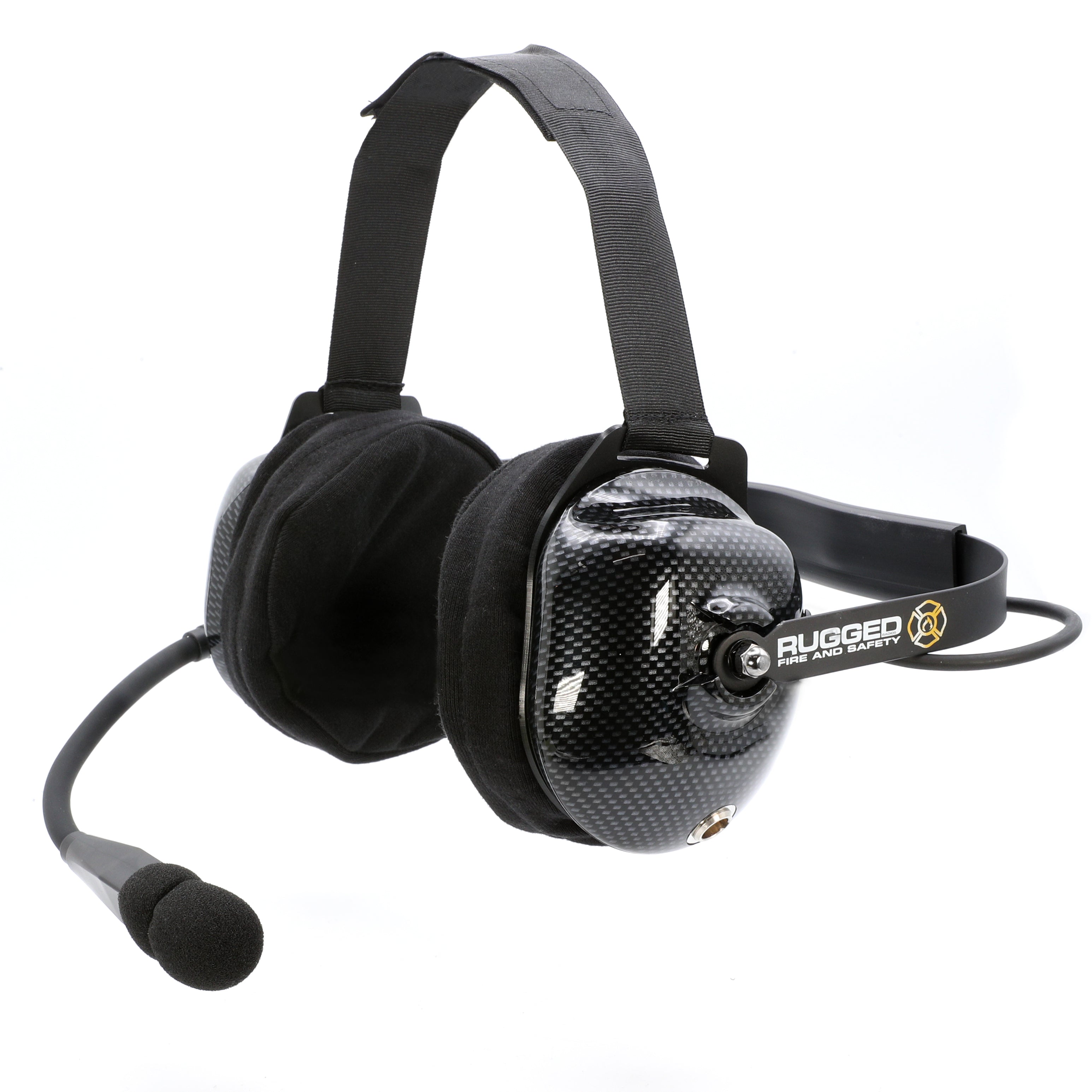 FHS Behind-The-Head Fire Safety Industrial Headset - No Buttons / No Cable