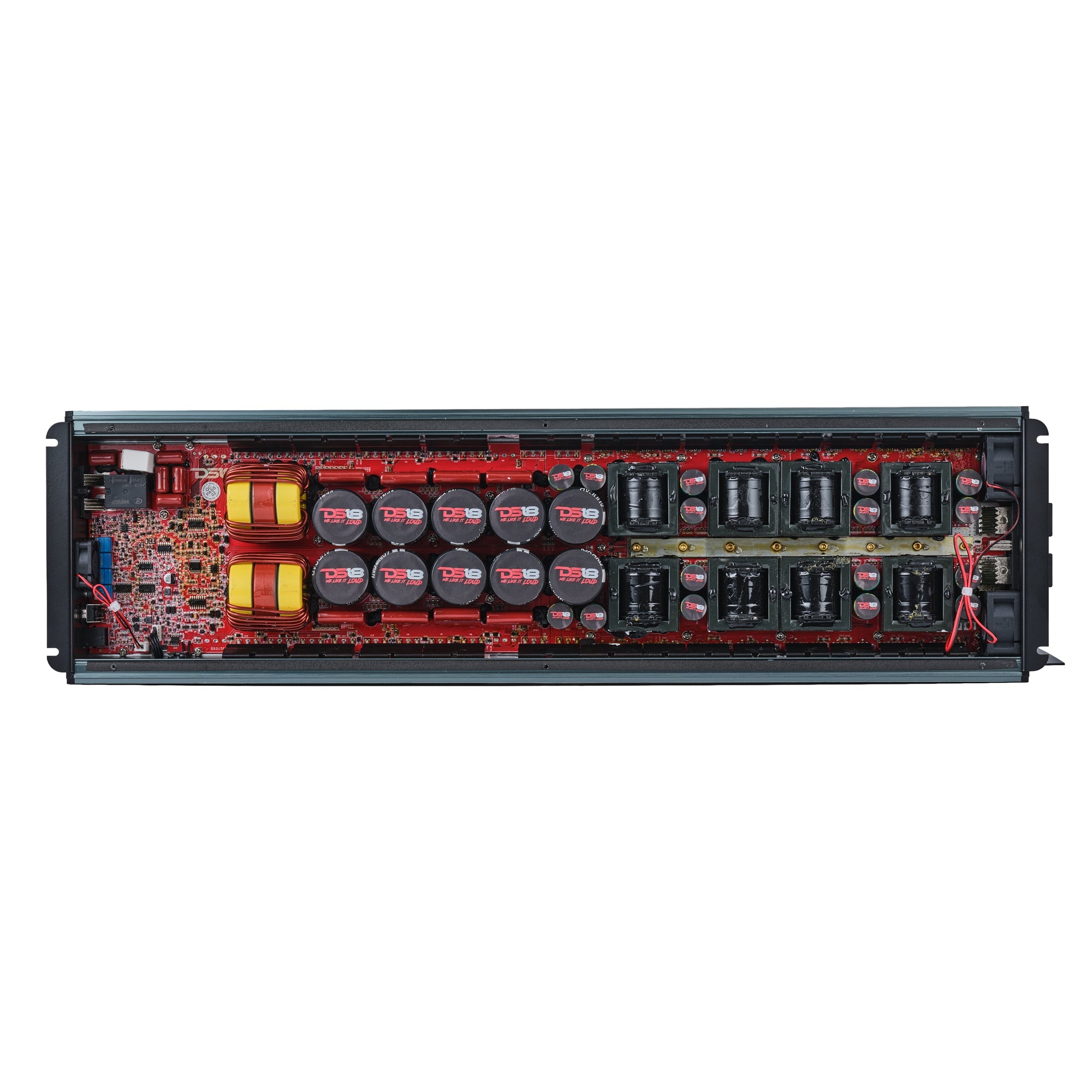 FRP Compact Full-Range Class D 1-Channel Amplifier 12,000 Watts Rms @ 1-Ohm