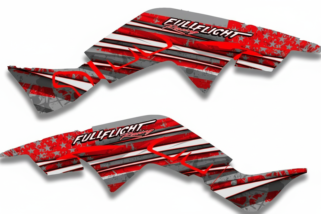 Fullflight racing custom trx250r graphics