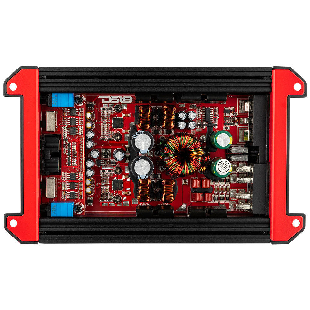 GEN-X Full-Range Class D 4-Channel Amplifier | 4 x 90W RMS @ 4-Ohm