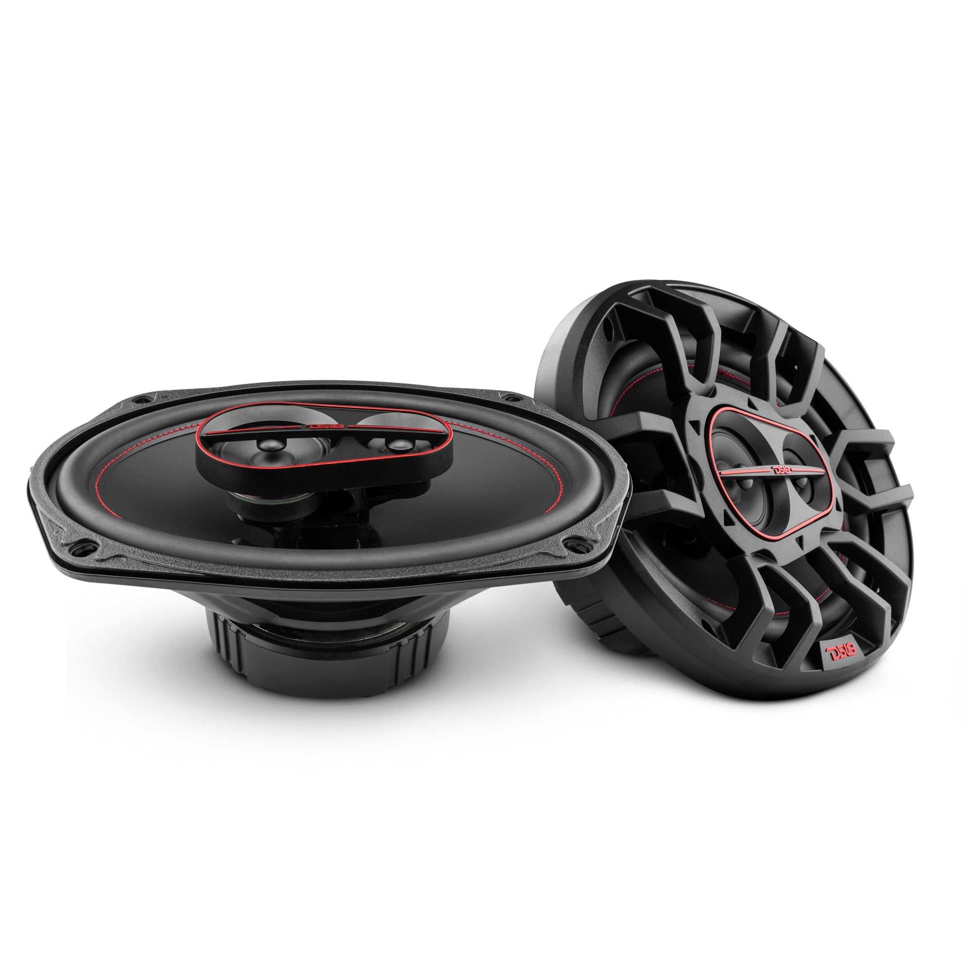 Full-Range 6.5” & 6x9” Coaxial Speaker Kit - With OEM Speaker Adapters, Amplifier & Wiring Kit