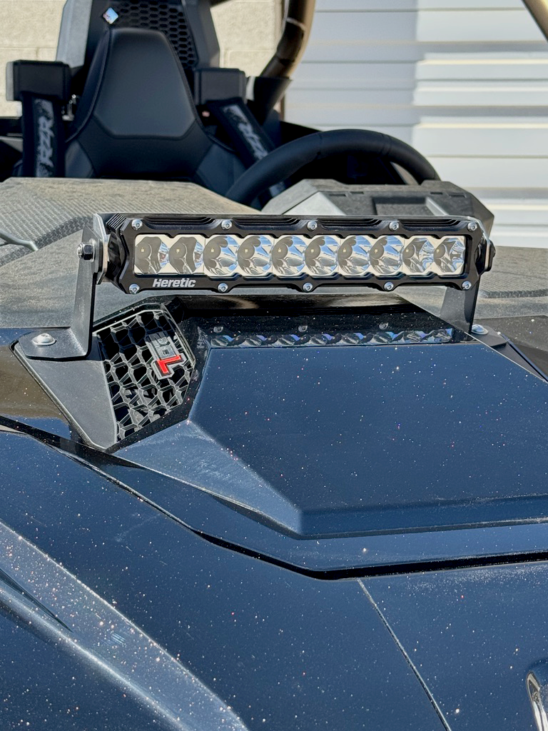 Polaris Pro R 10" Hood Mount LED Light Bar Kit (2024-2025)