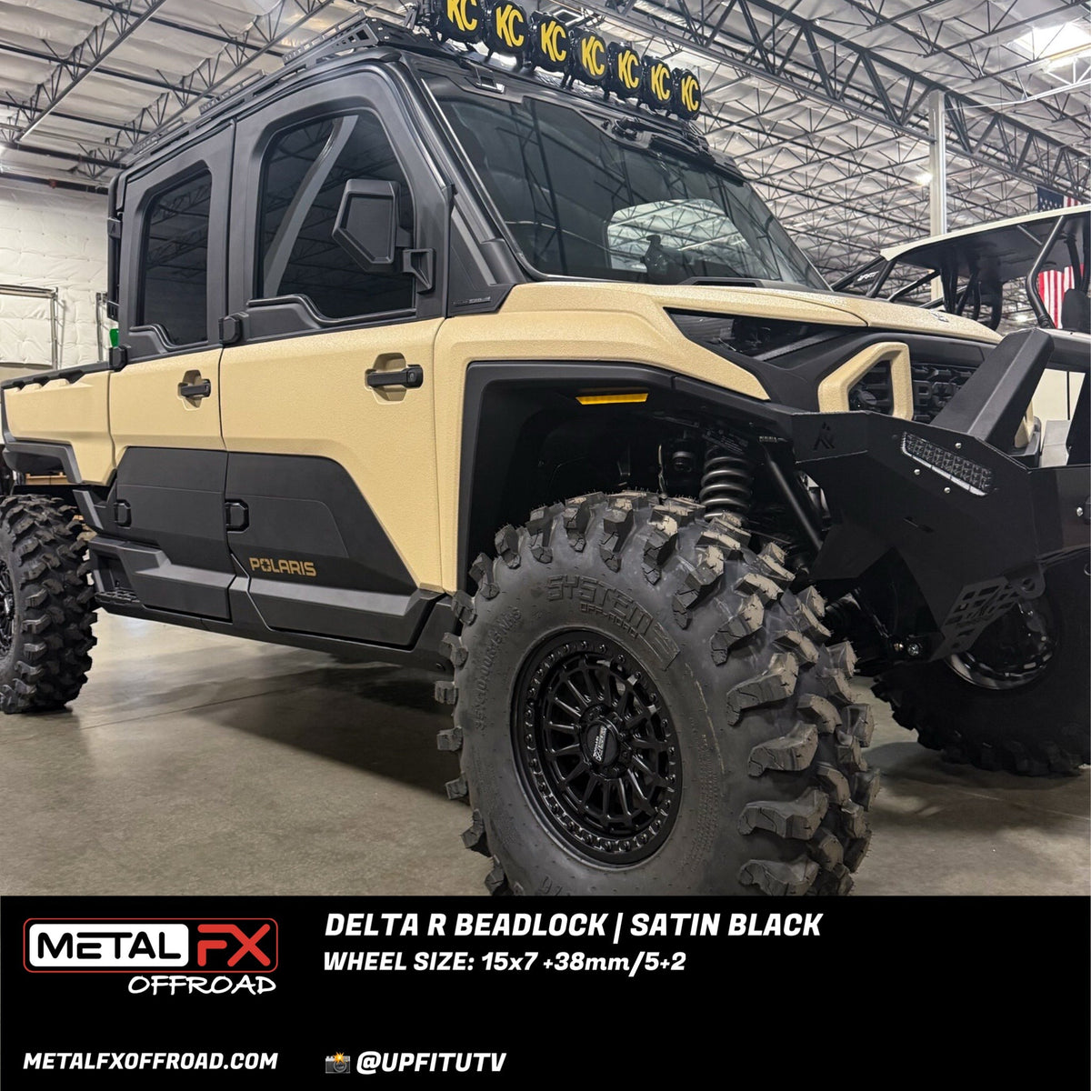 Delta R Beadlock | Satin Black