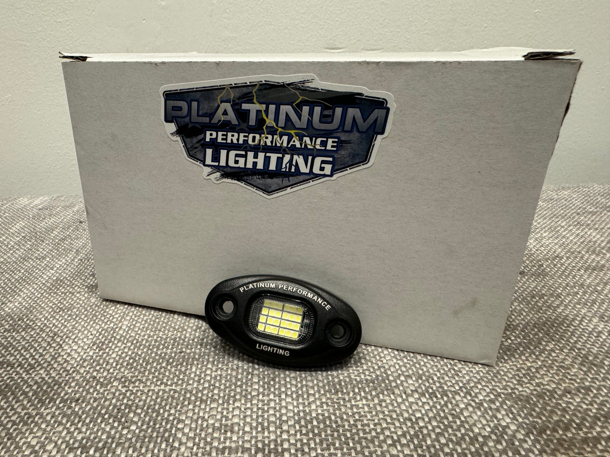 Platinum 24 LED white Rock Lights (12 PIECE)