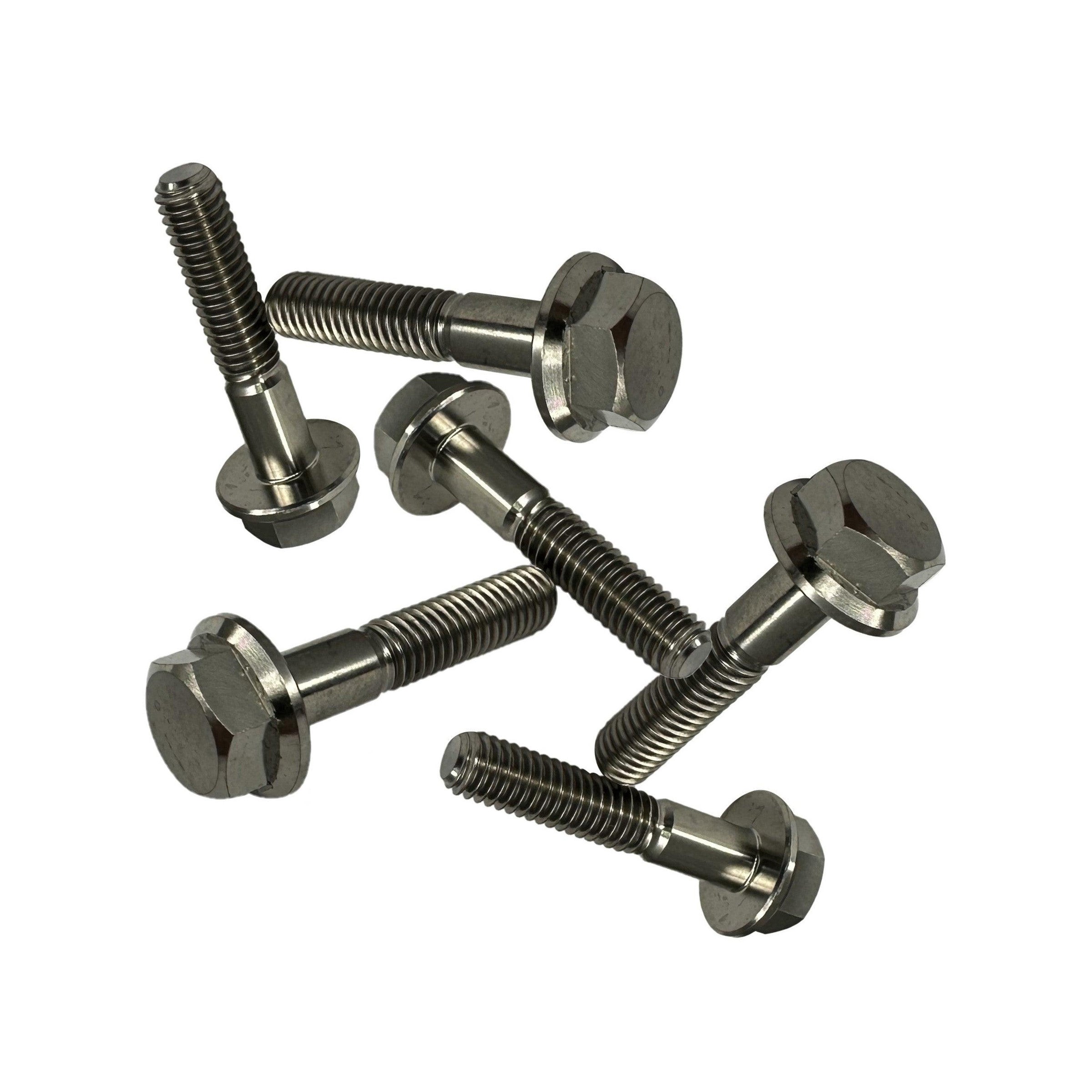 RMK Patriot Boost / 9R P22 TITANIUM Clutch Cover Bolts (QTY 6) #7519036 Hex Screw Flange M6X1.0X30mm - RPM SXS