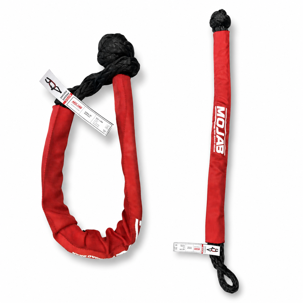 MOJAB Long Reach soft shackles  9/16” x 35”- Set of 2