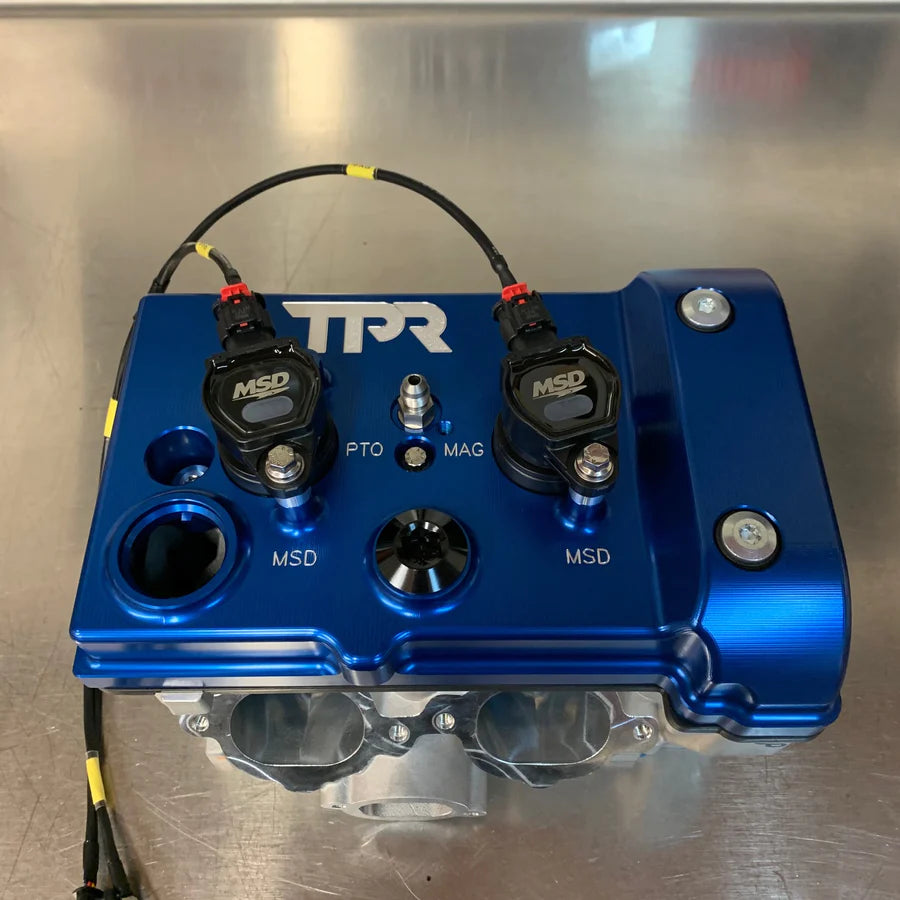 TPR010 - BLUE BILLET VALVE COVER - RZR