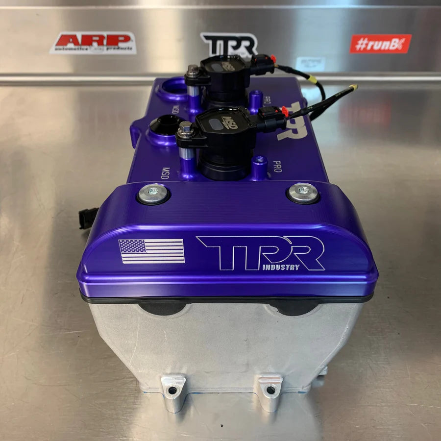 TPR010 - PURPLE BILLET VALVE COVER - RZR