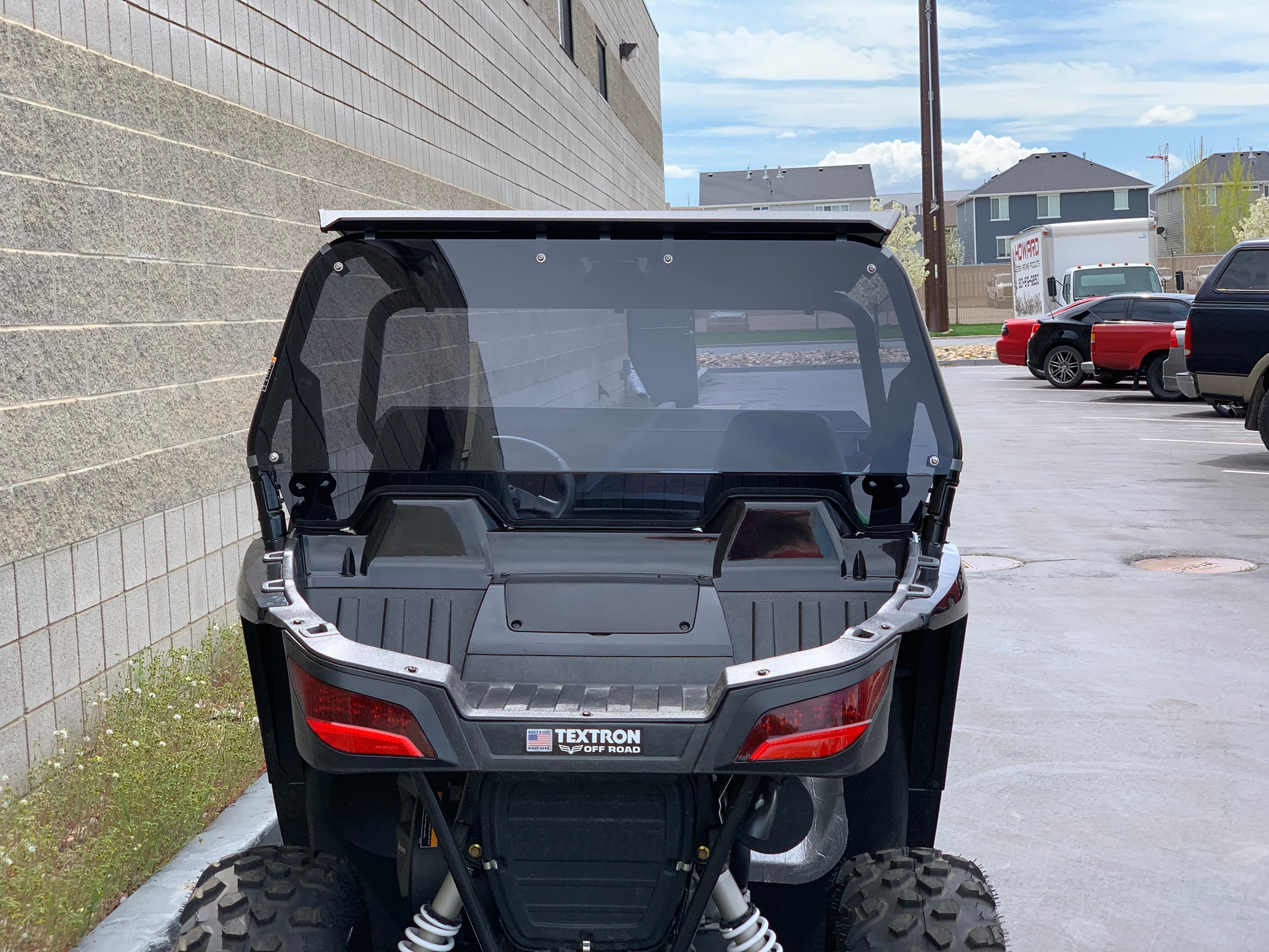Wildcat Trail/Sport 700 Rear Windshield with Billet Mounts