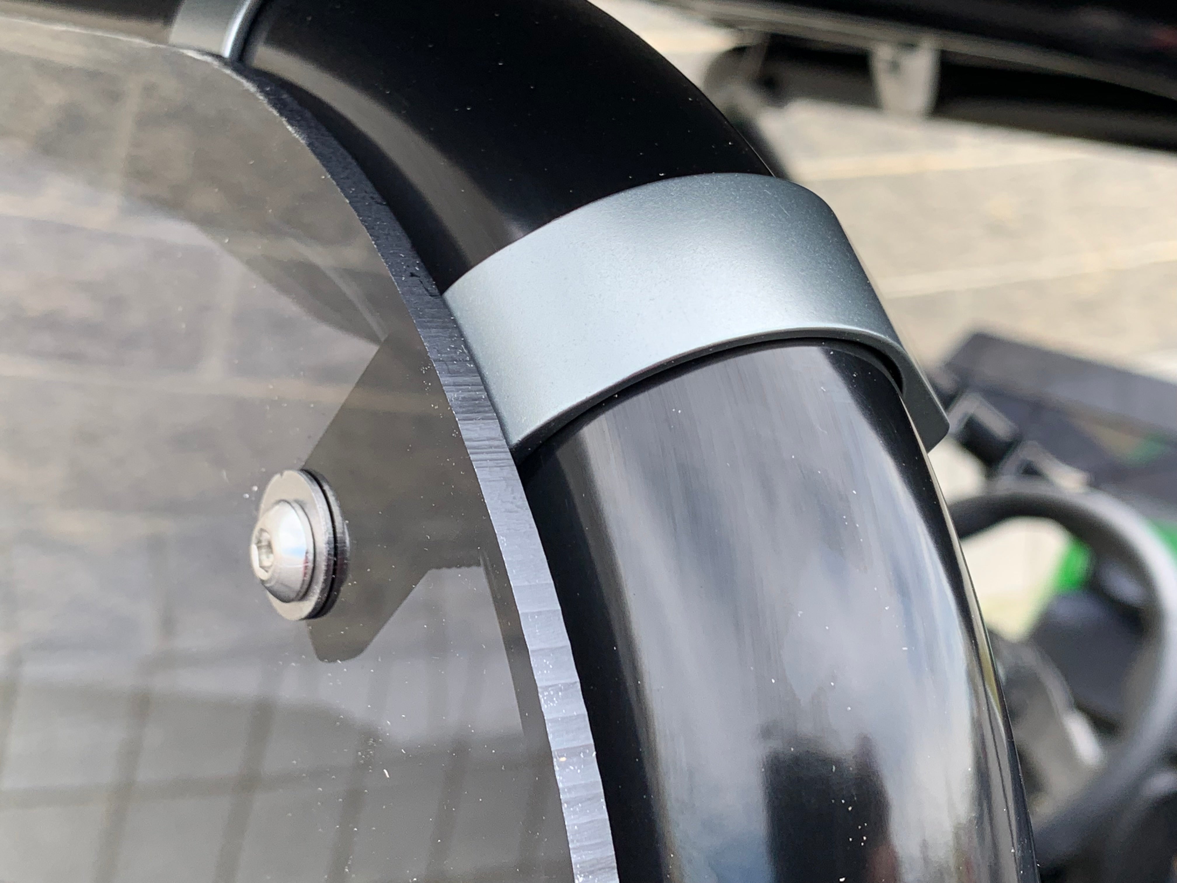 Wildcat Trail/Sport 700 Rear Windshield with Billet Mounts