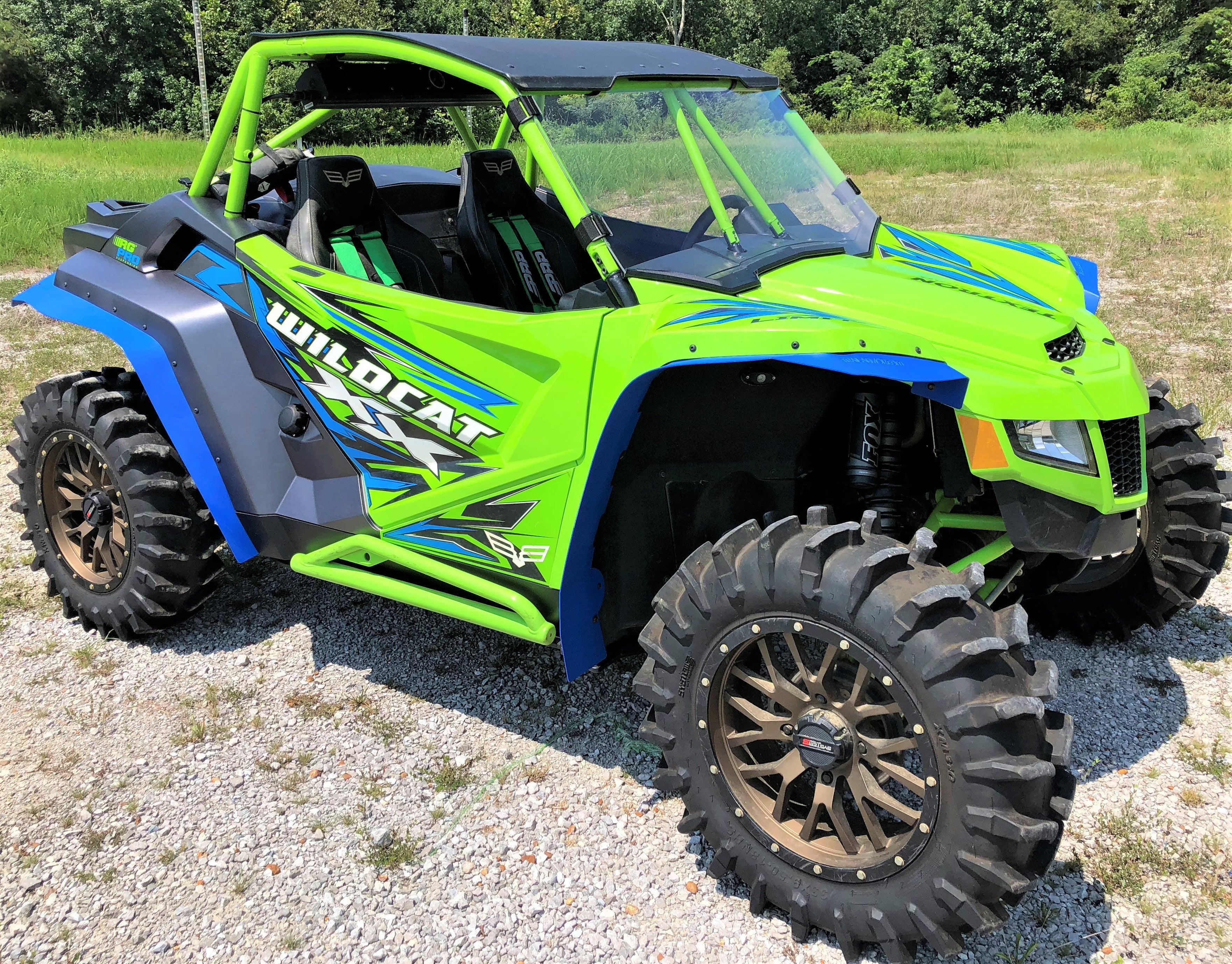 Trail Armor Textron Wildcat XX and Tracker XTR 1000 Mud Flap Fender Extensions  2018 - 2021