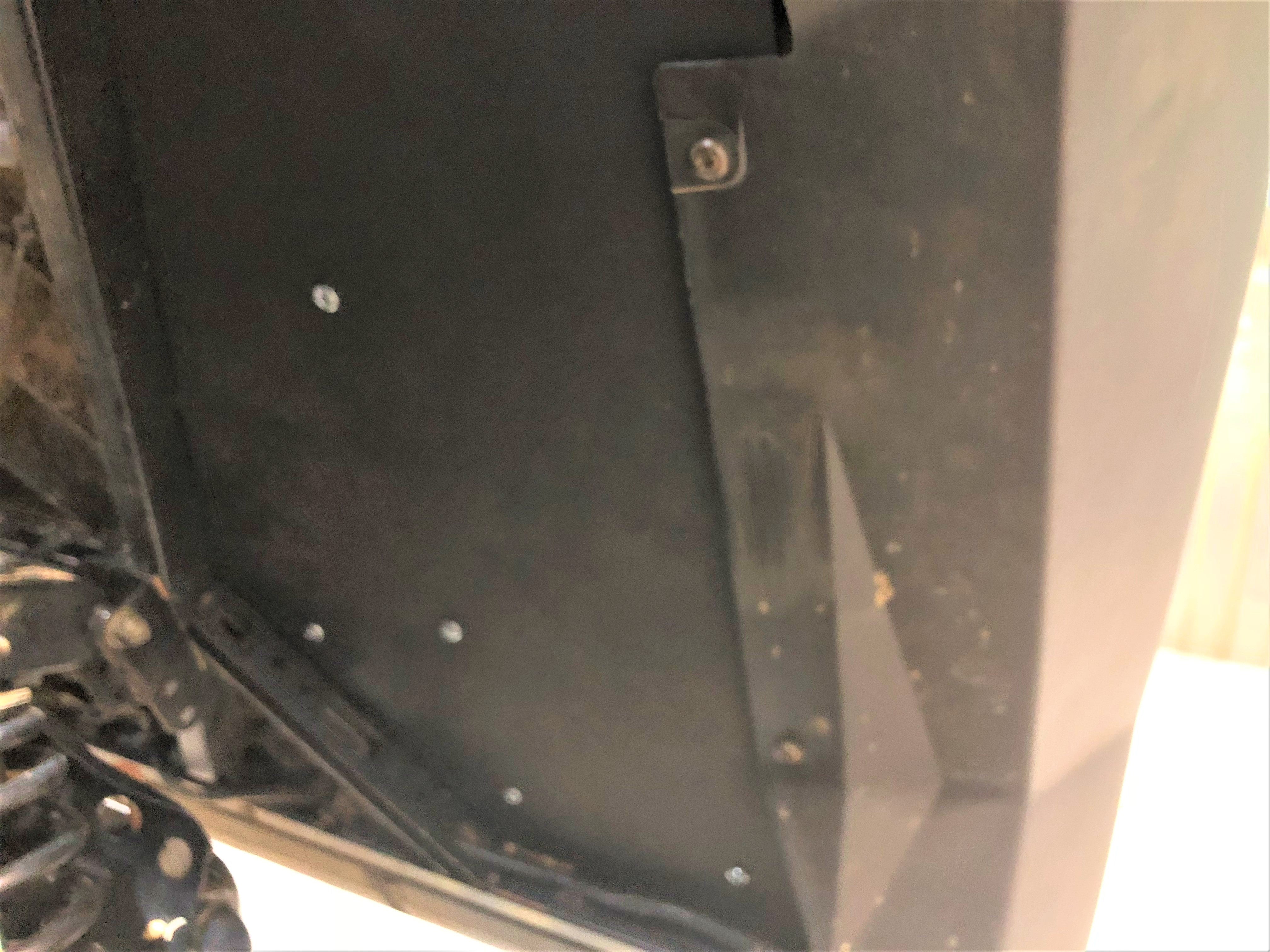 Trail Armor Ranger 1000 and Ranger 1000 Crew Underbed Mud Shield with Fender Enclosure