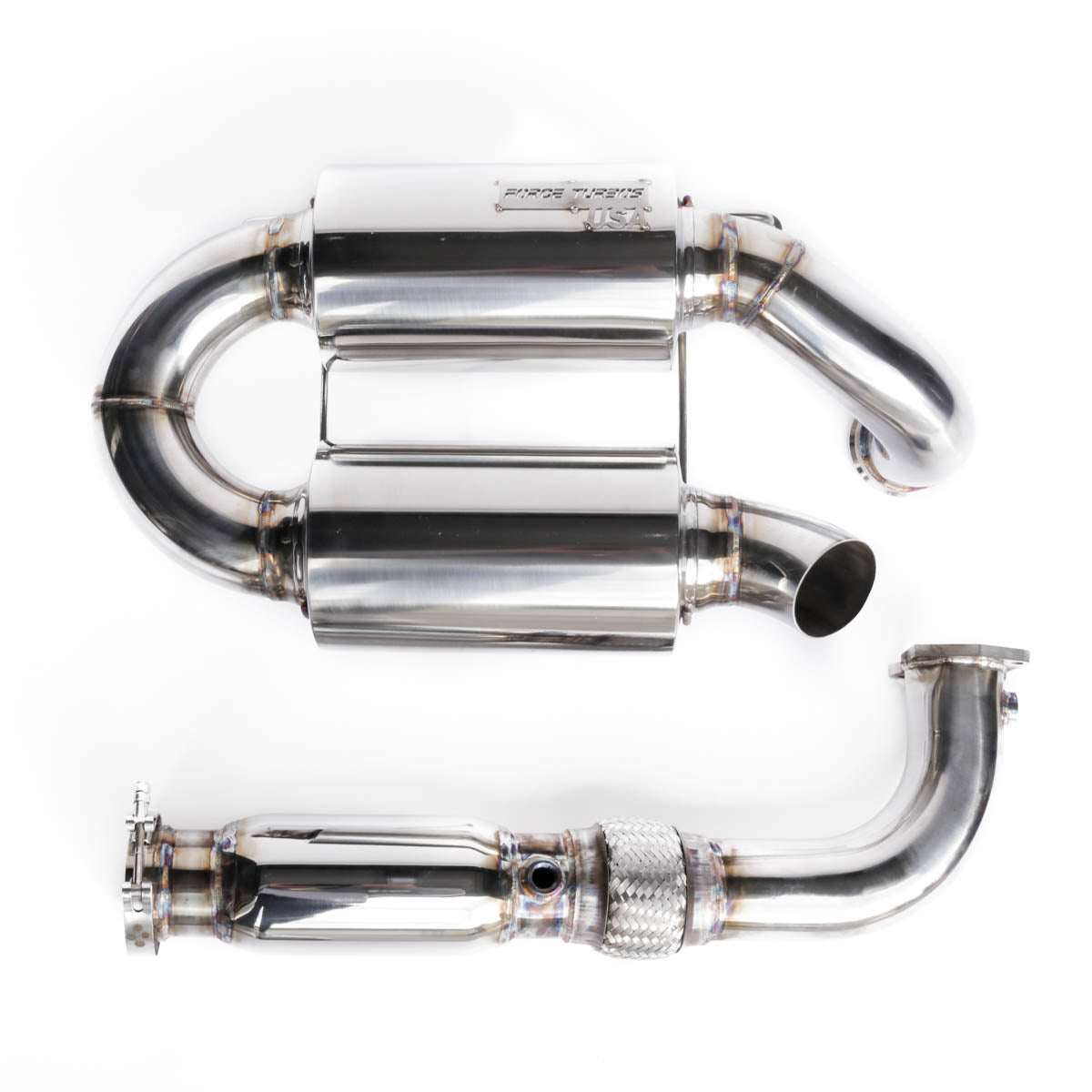 Polaris RZR 3" Full Turbo Back Exhaust