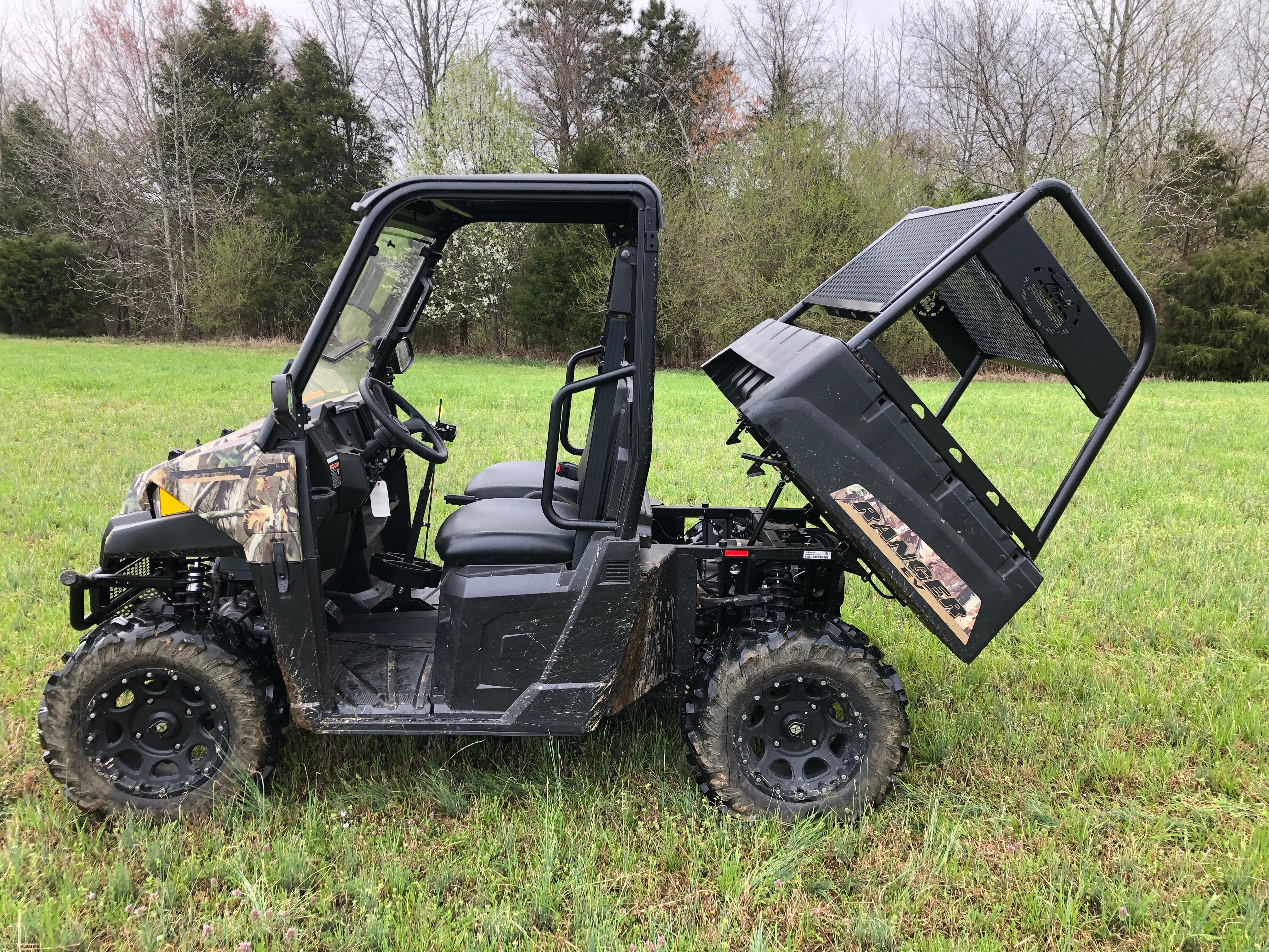 Trail Armor Large Rear Basket Storage Rack for Polaris Ranger Midsize 400, 500, 500 Crew, 570 (2014 - 2019), 570 Crew, 800, ETX and EV