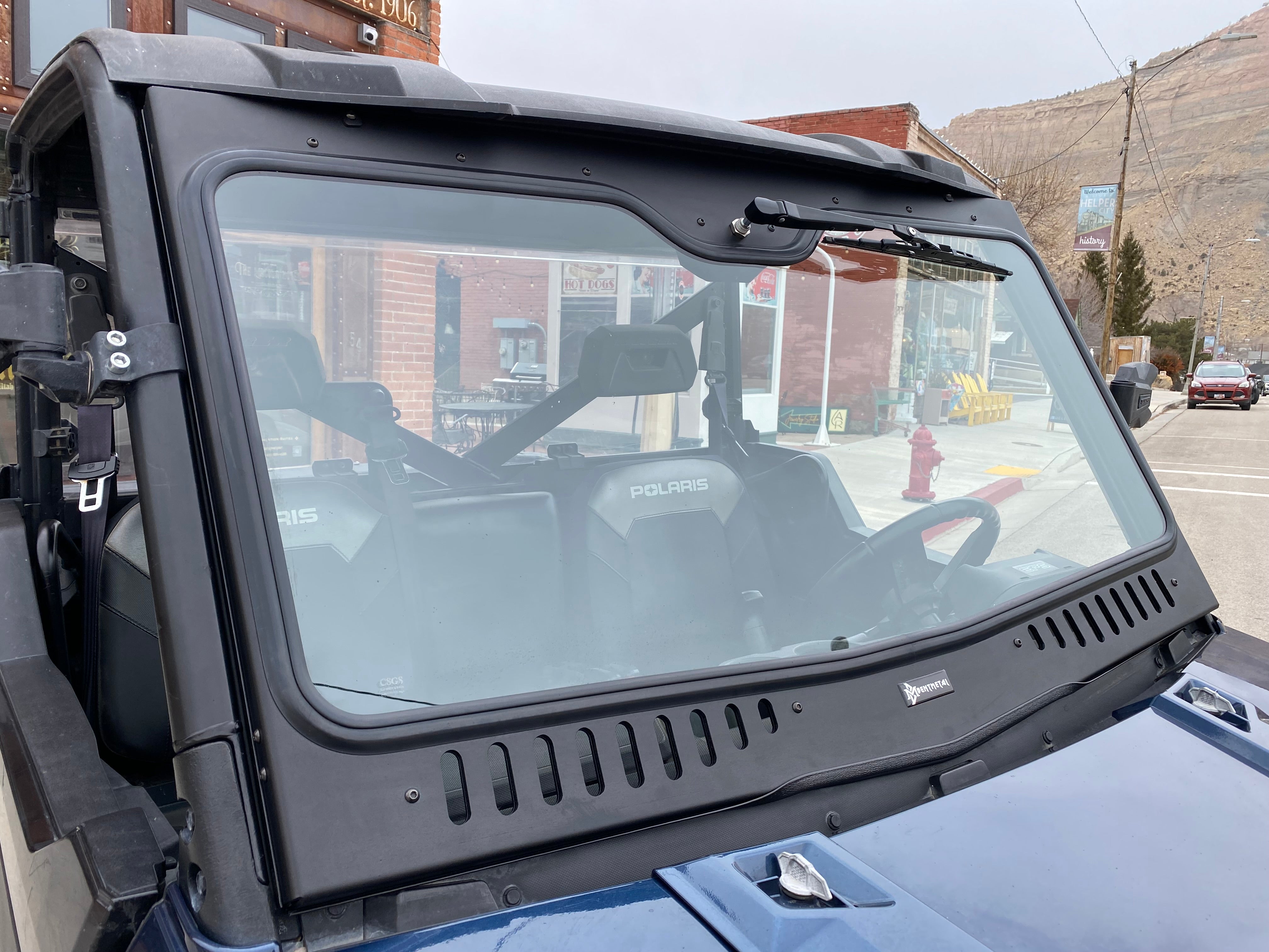 Polaris Ranger 1000 / XP 1000 Vented Glass Windshield