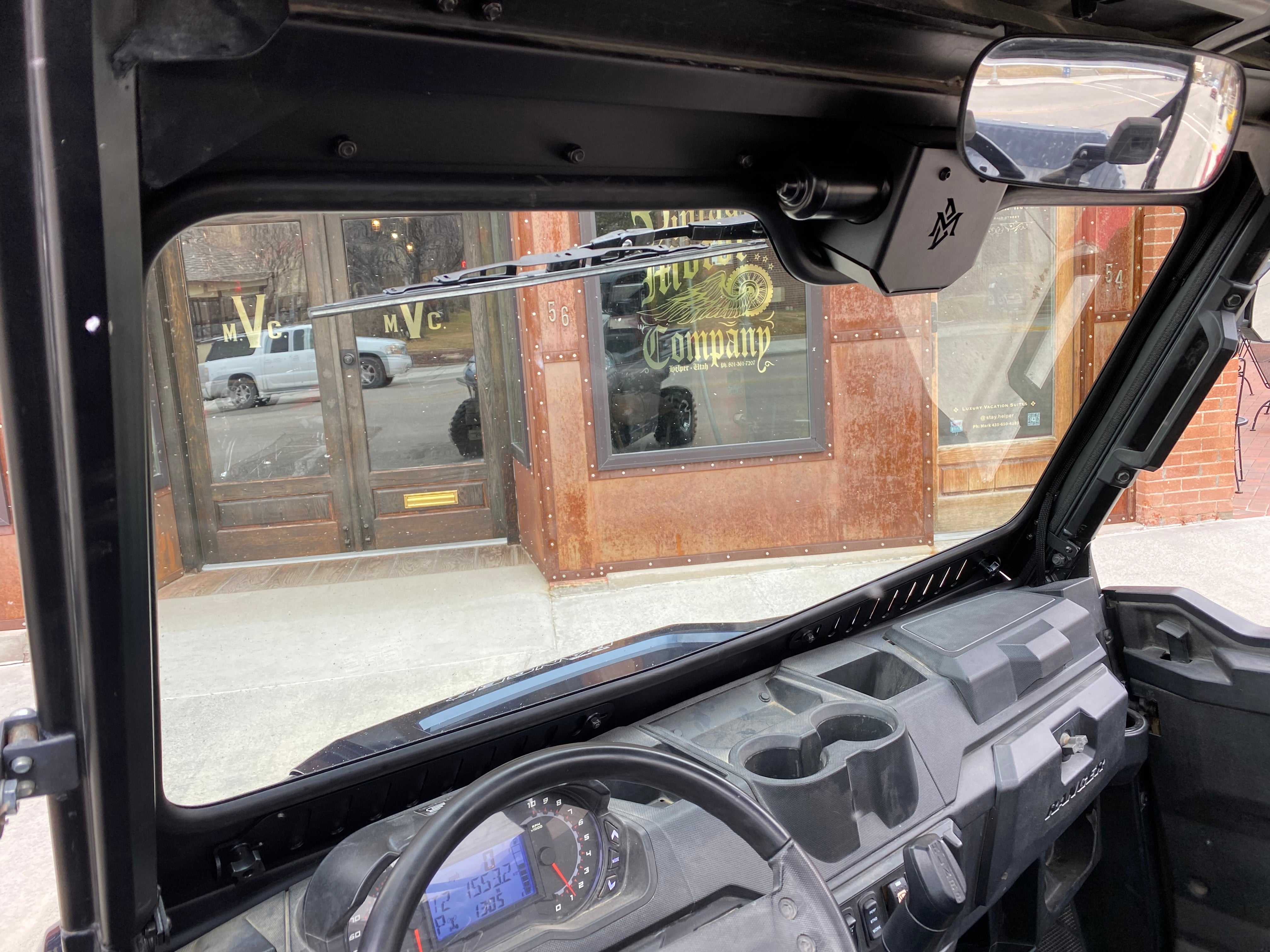 Polaris Ranger 1000 / XP 1000 Vented Glass Windshield