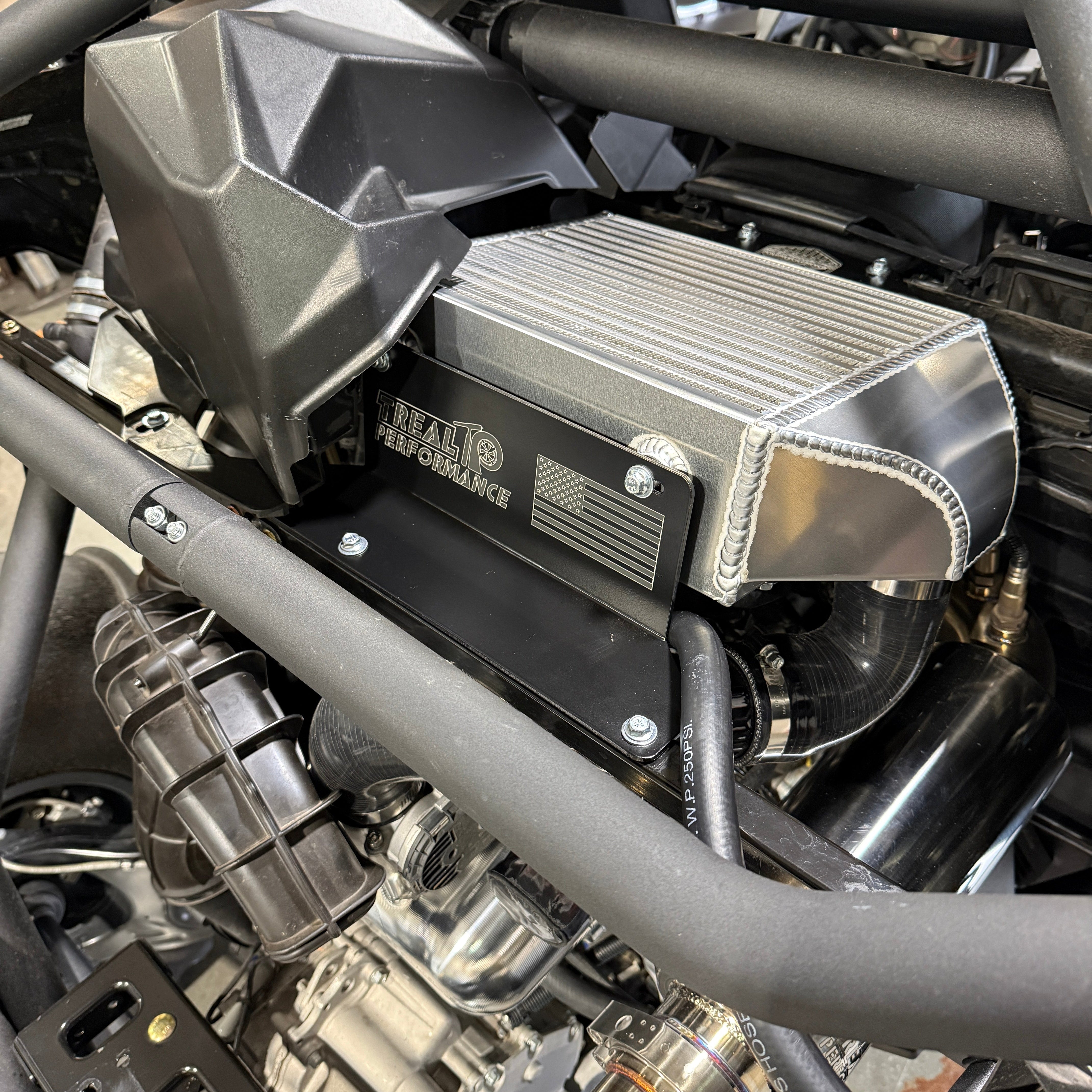 Treal Performance | 2017-2026 Can-Am X3 Bed Delete Intercooler Mount Brackets