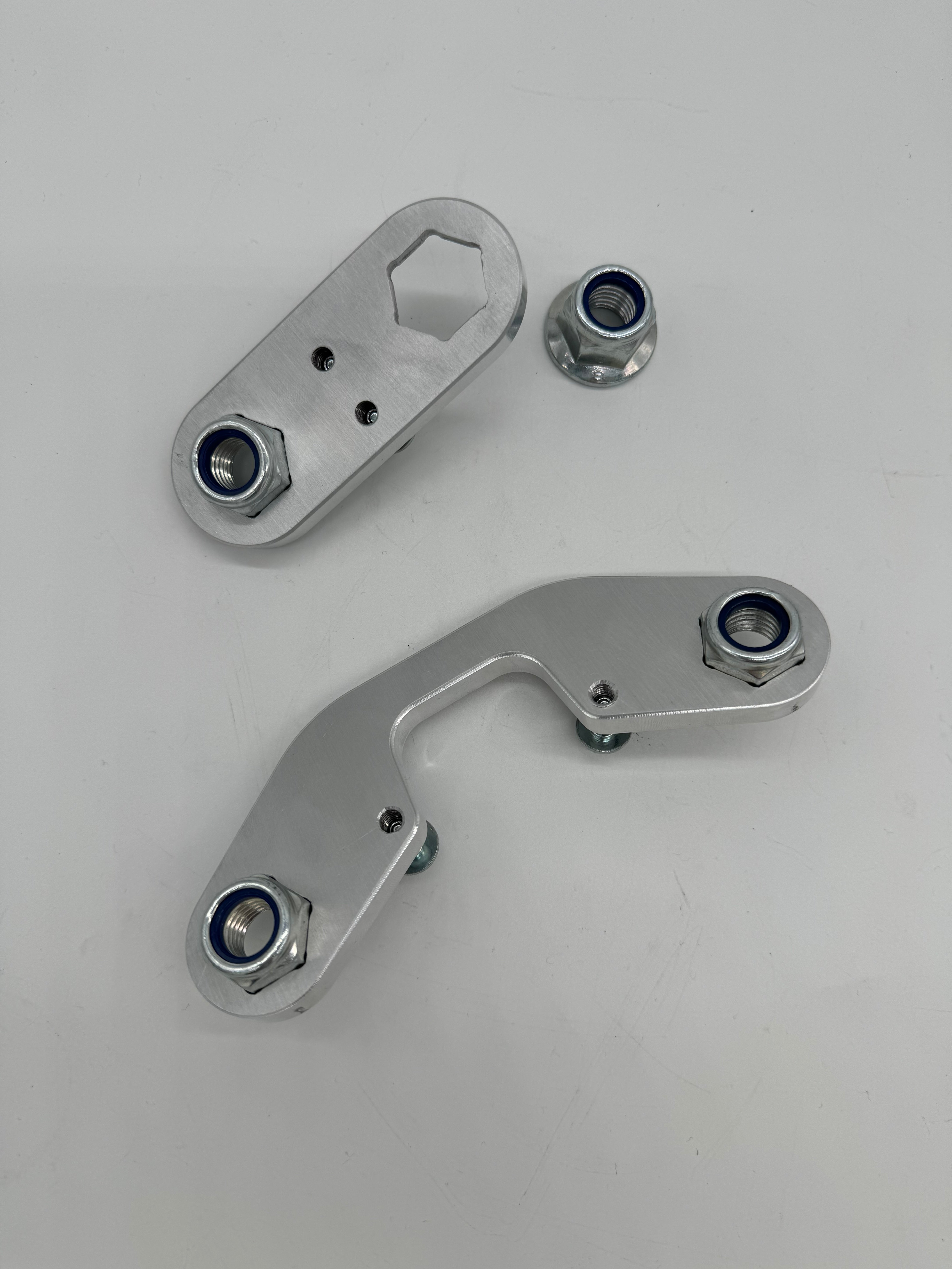 Can-Am Maverick R Radius Rod Nut Plate Kit