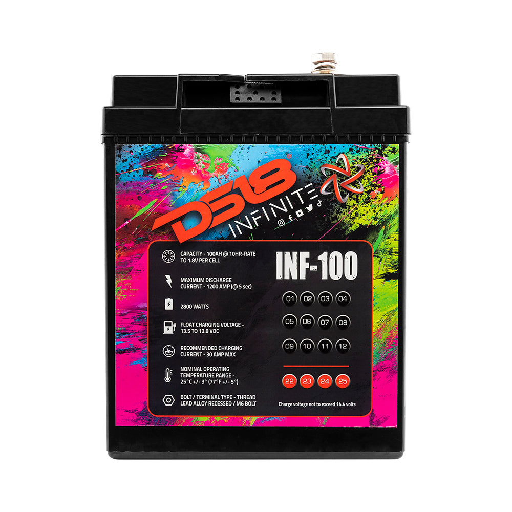 INFINITE 100 AH AGM Power Cell Battery