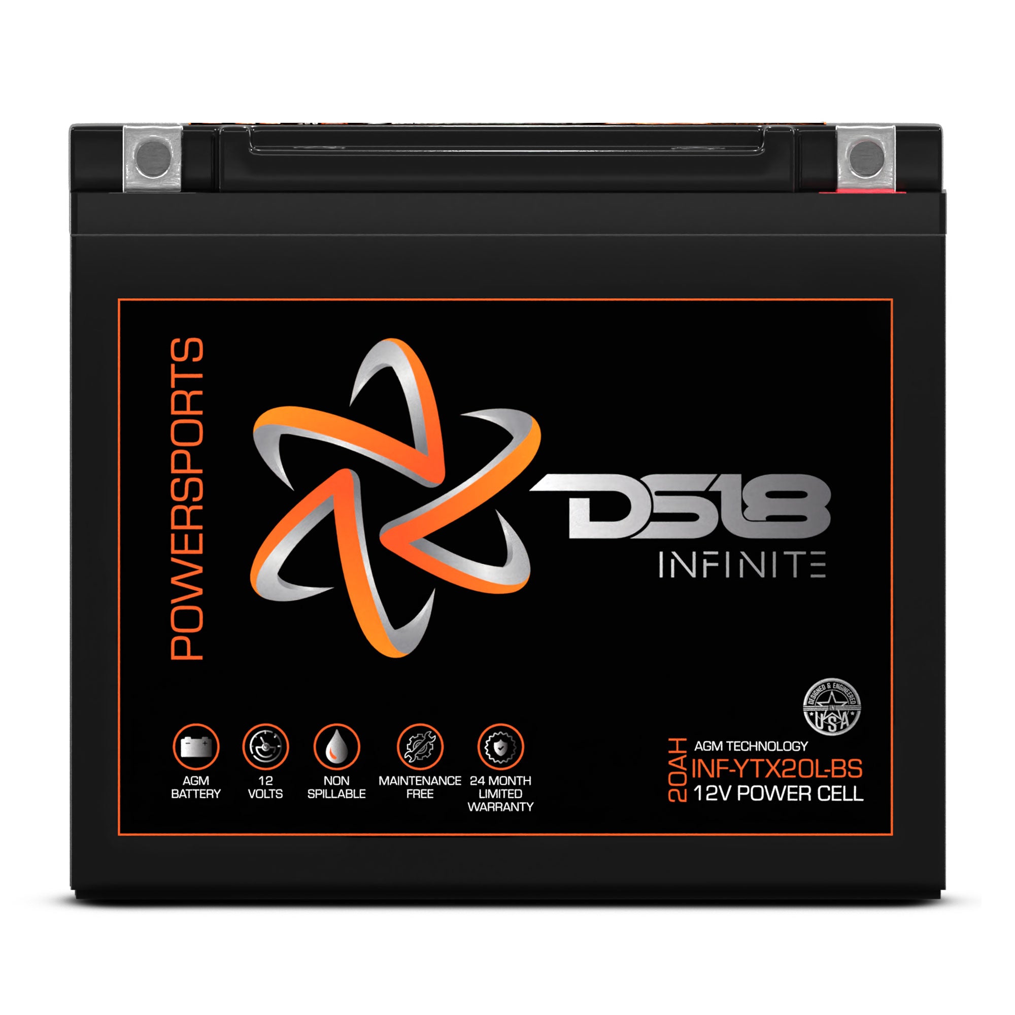INFINITE 800 Watts 20 AH AGM Power Cell For Power Sports