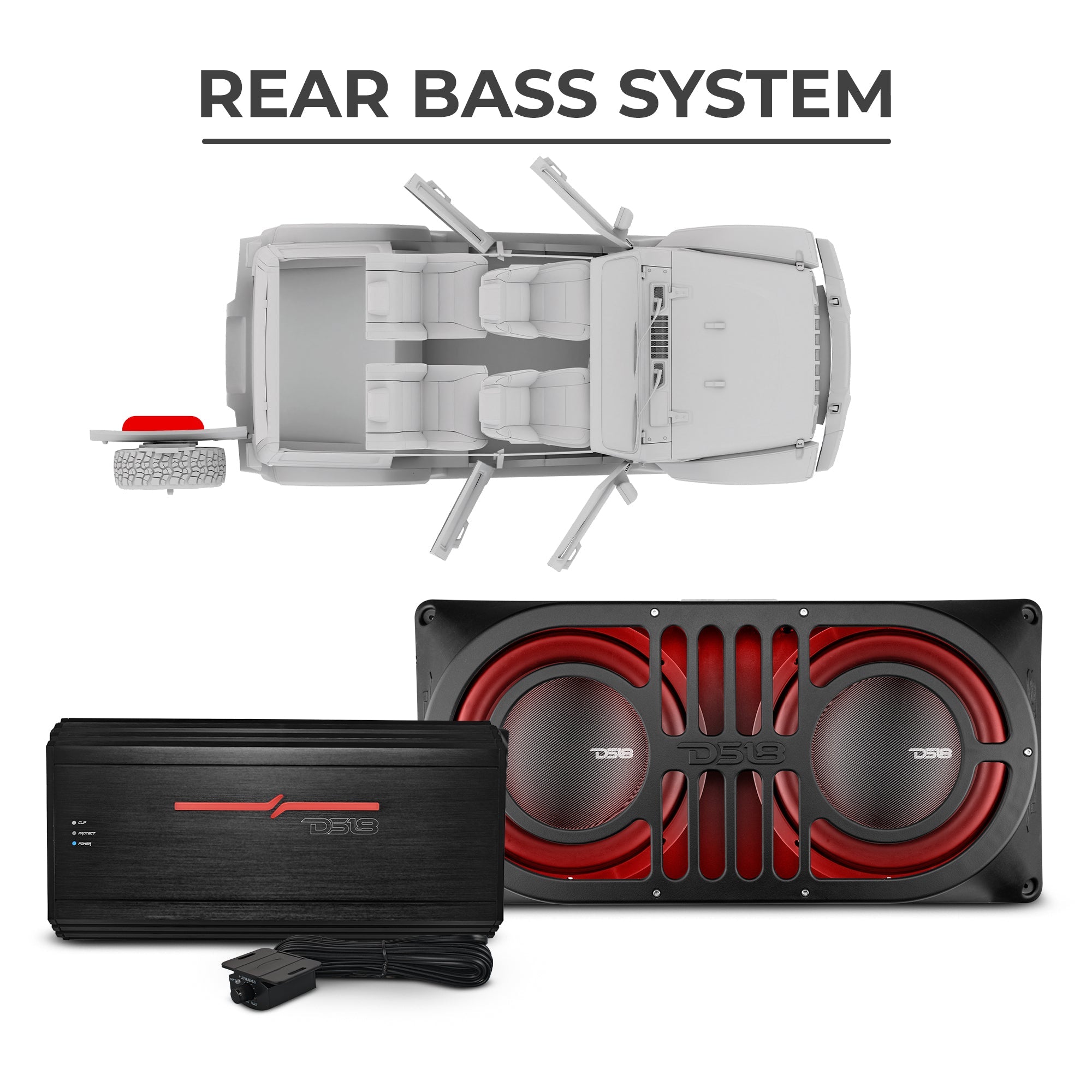 Jeep JLU 2018–2023 Ultimate Package – Loaded Sound Bar, Door Panels, Subwoofers & Amplifiers