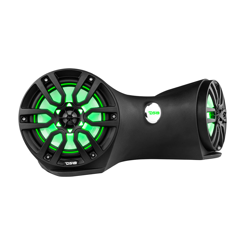 Extreme Sound System for Jet Skis - Loaded with 2 x 8" Coaxial Marine Speakers with RGB LED Lights