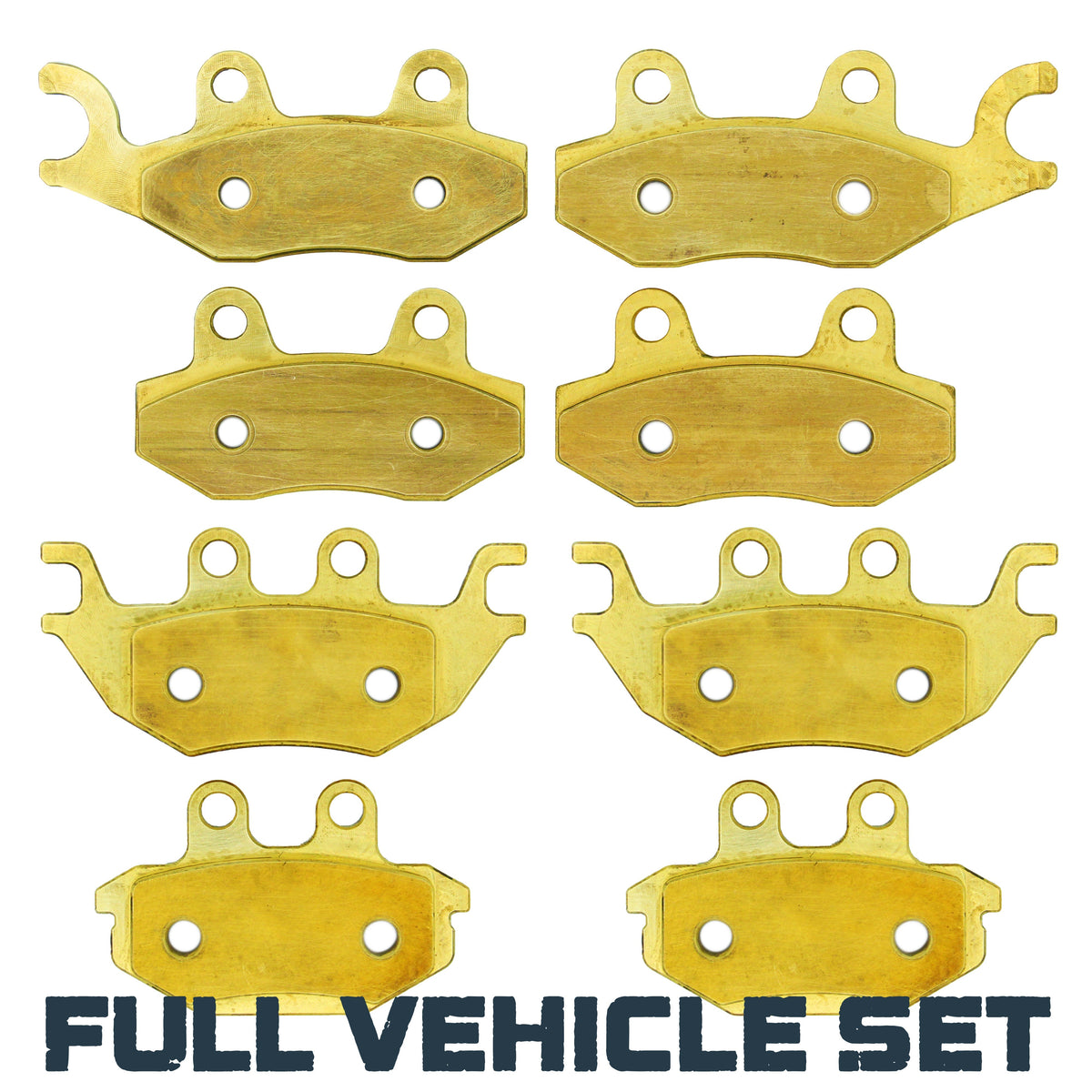 Kawasaki Mule Pro DX/DTX/FX/FXT/FXR/MX 2015-2027 Brass Brake Pad Set