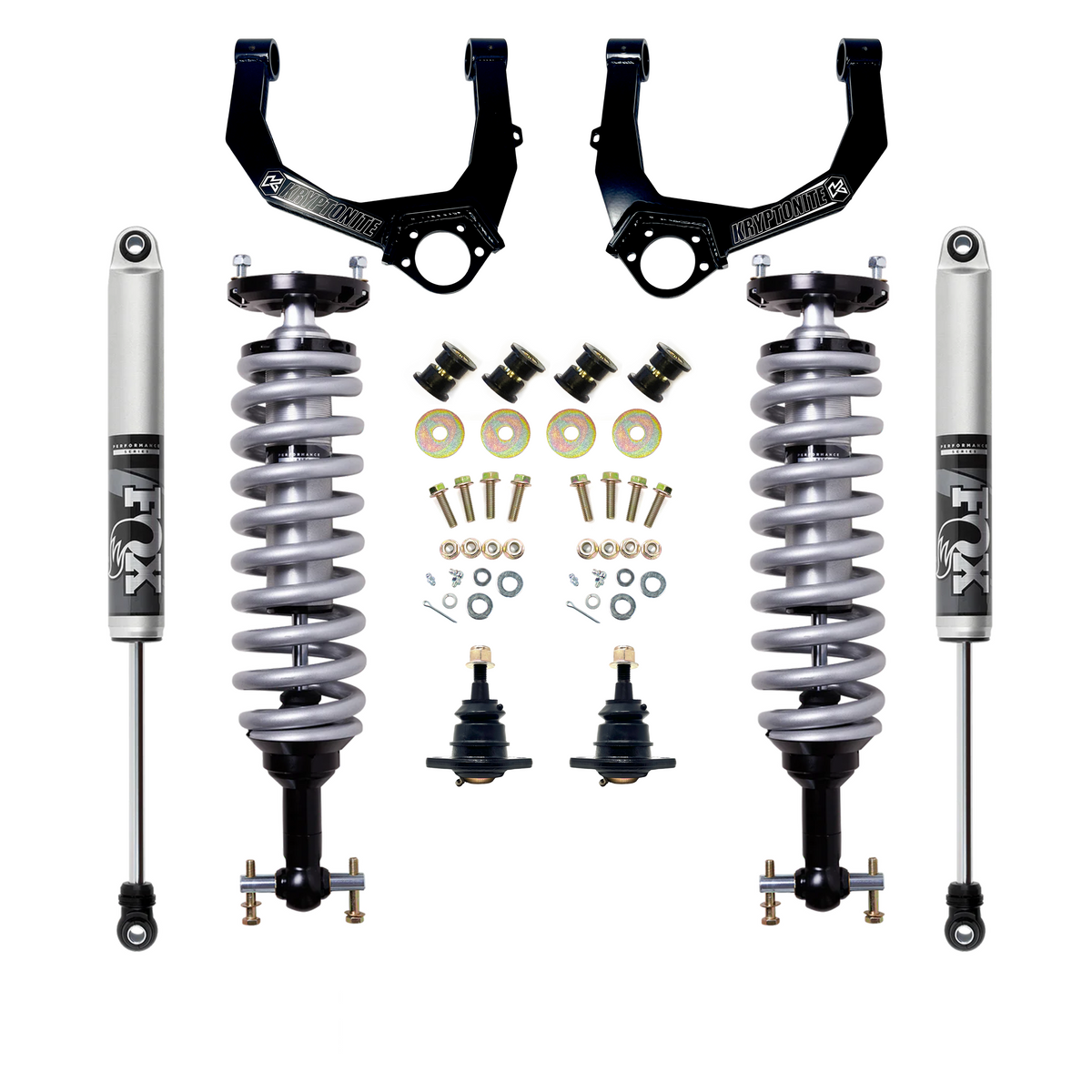 Kryptonite Stage 3 Leveling Kit with Fox 2.5 Shocks for 2019+ Chevy/GMC 1500 AT4/Trail Boss