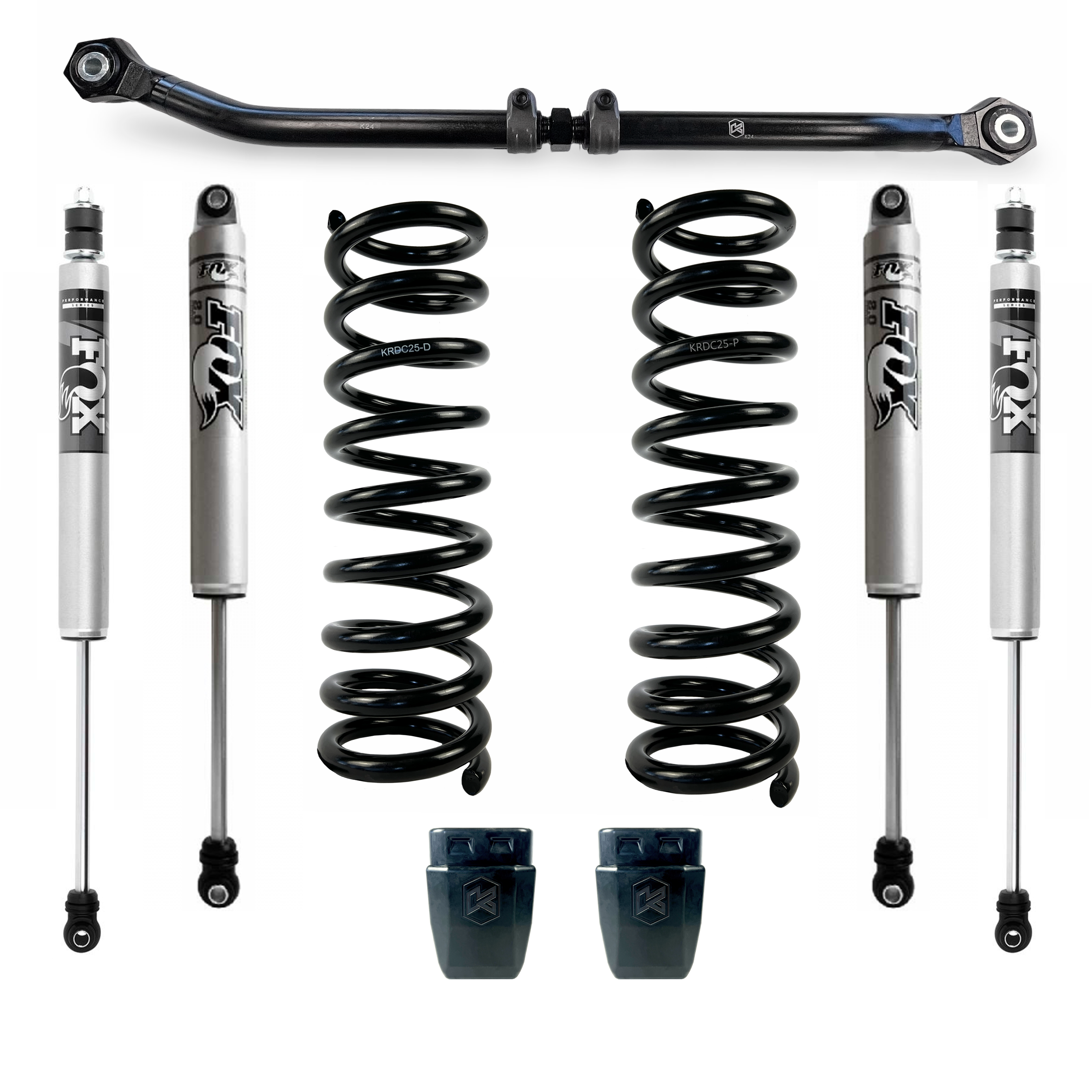 KRYPTONITE STAGE 2 LEVELING KIT WITH FOX SHOCKS FOR 2013-2026 RAM 3500