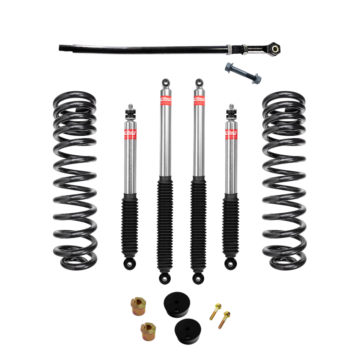 Kryptonite Stage 2 Leveling Kit with Eibach Shocks for 2005-2016 Ford Super Duty F-250/F-350