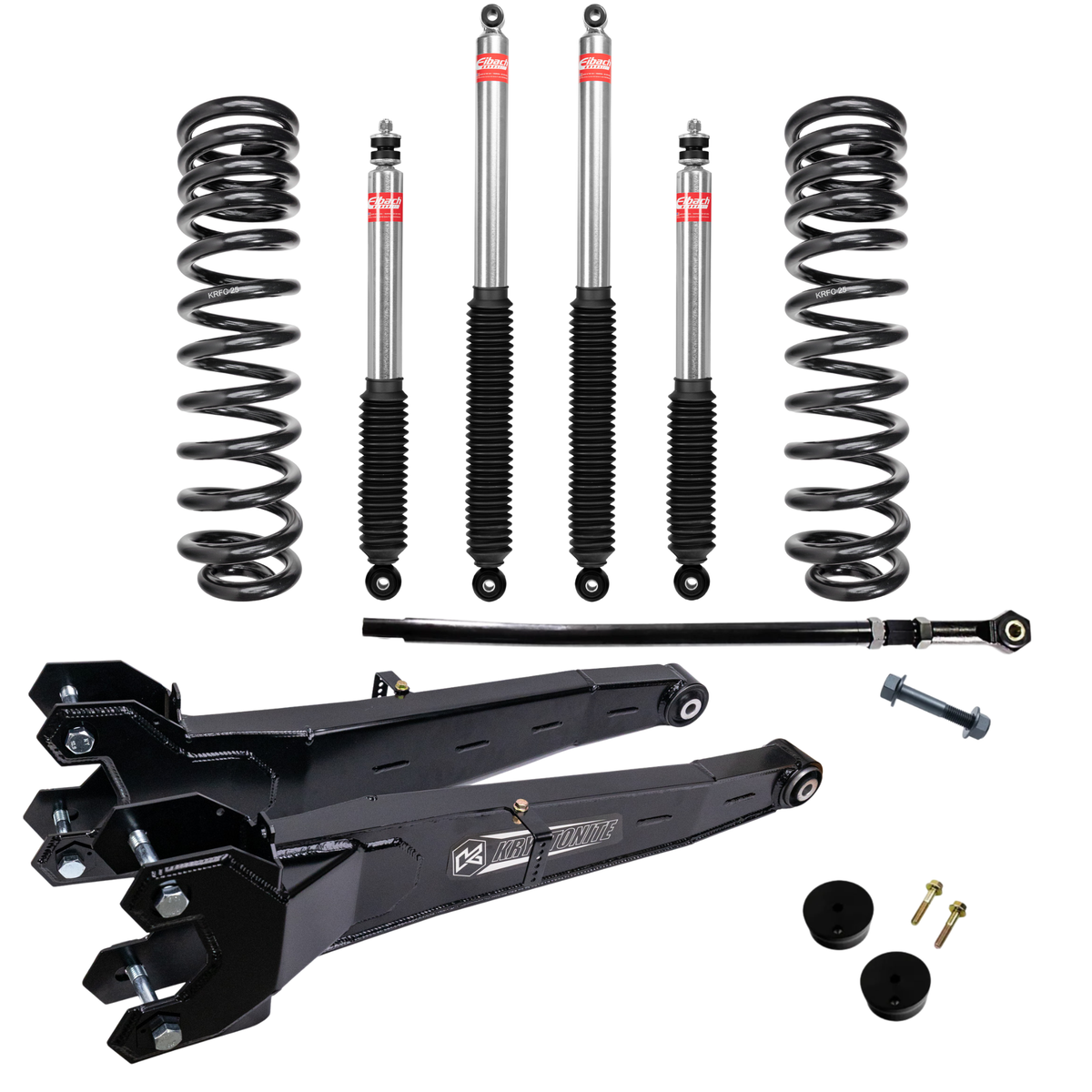 Kryptonite Stage 3 Leveling Kit with Eibach Shocks for 2005-2016 Ford Super Duty F-250/F-350
