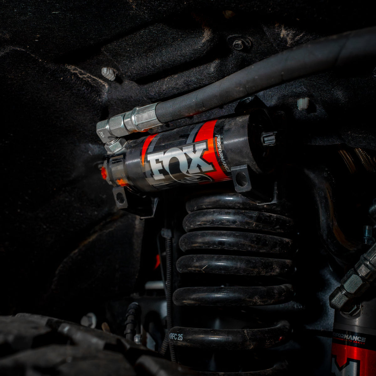 Kryptonite Stage 3 Leveling Kit with Fox 2.5 Performance Elite Shocks for 2017-2025 Ford Super Duty F250/F350