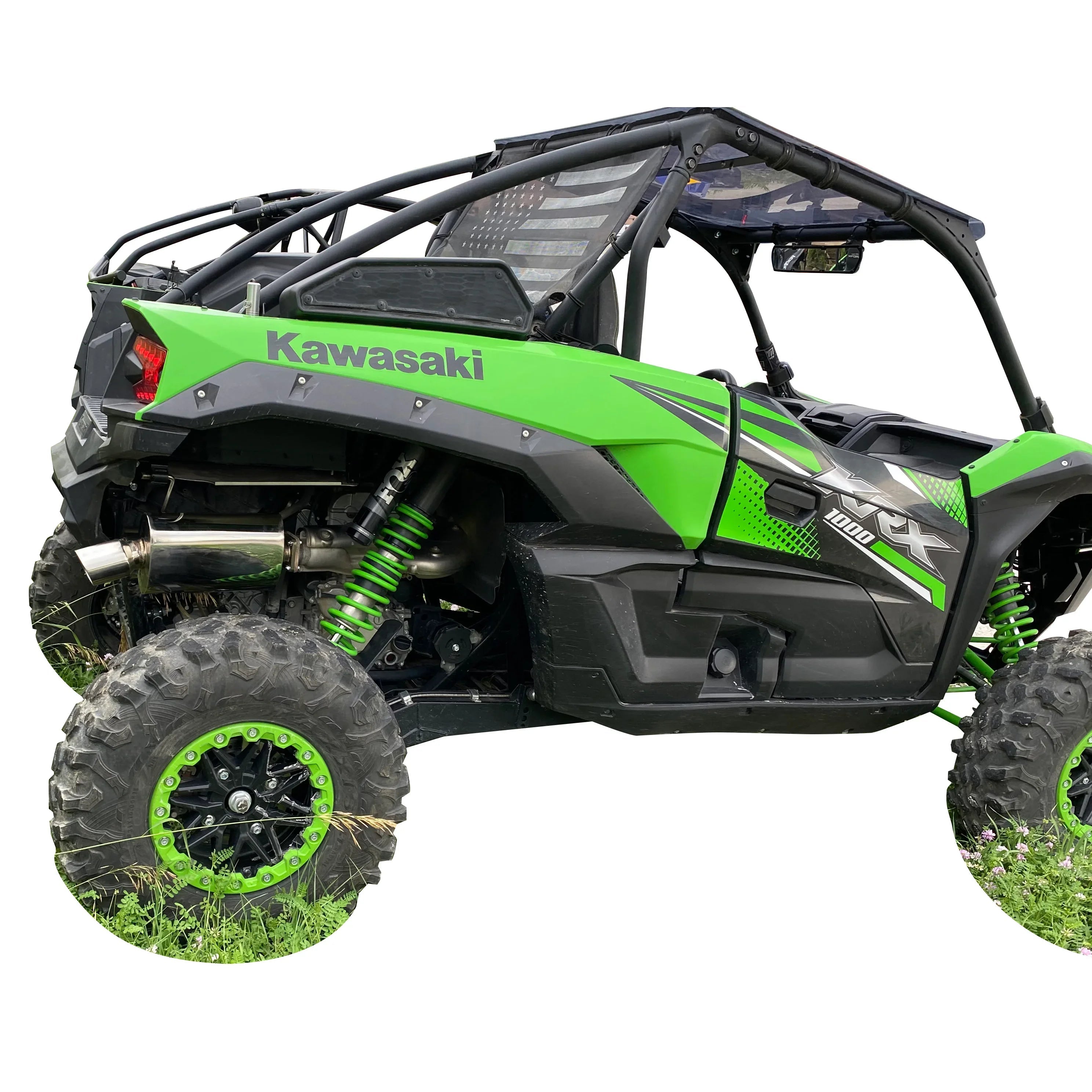 RPM SxS Teryx KRX 1000 Catless Slip On Sport Muffler KRF1000 - RPM SXS