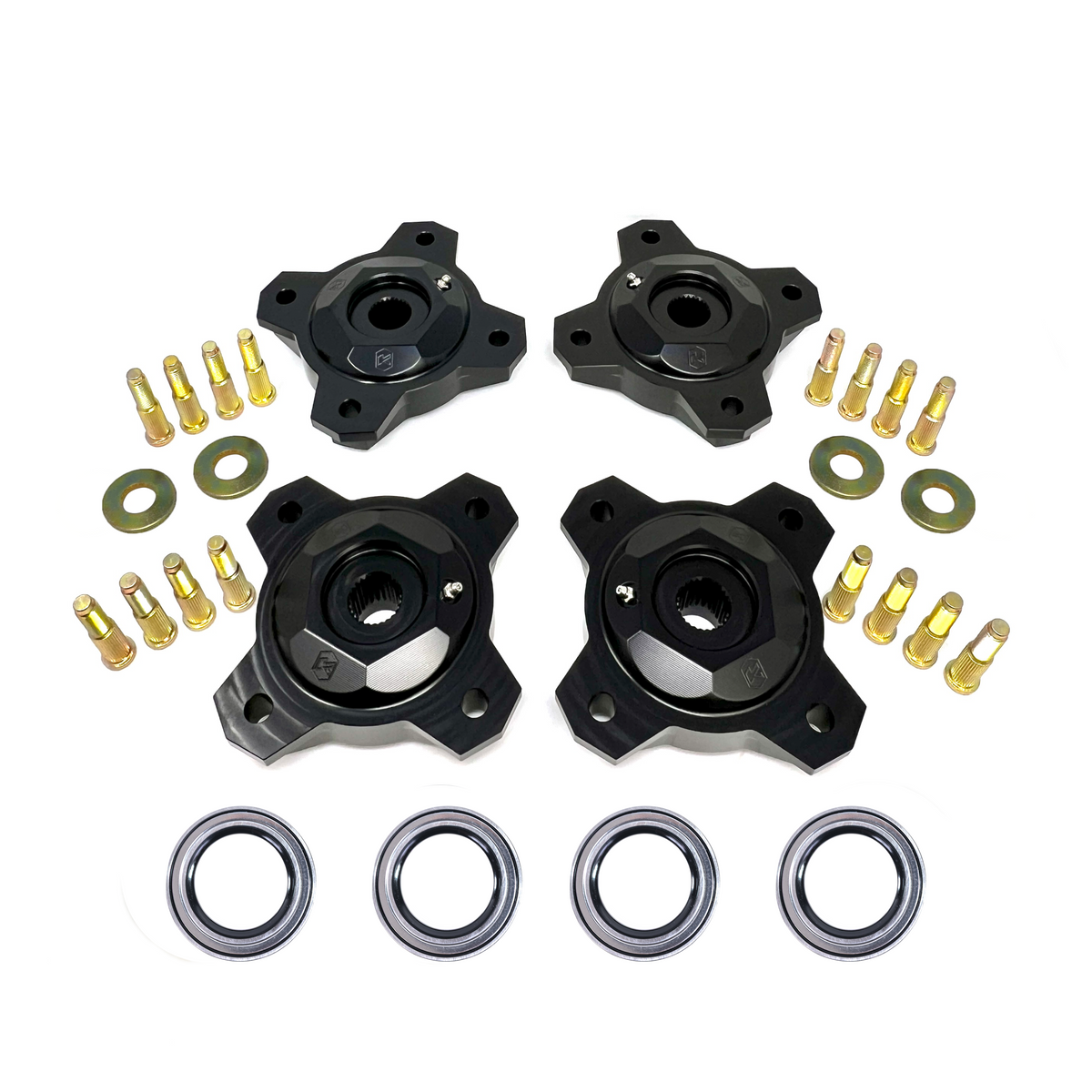 Kryptonite Death Grip Polaris RZR XP 2014-2022 Deluxe Hub Assembly Kit