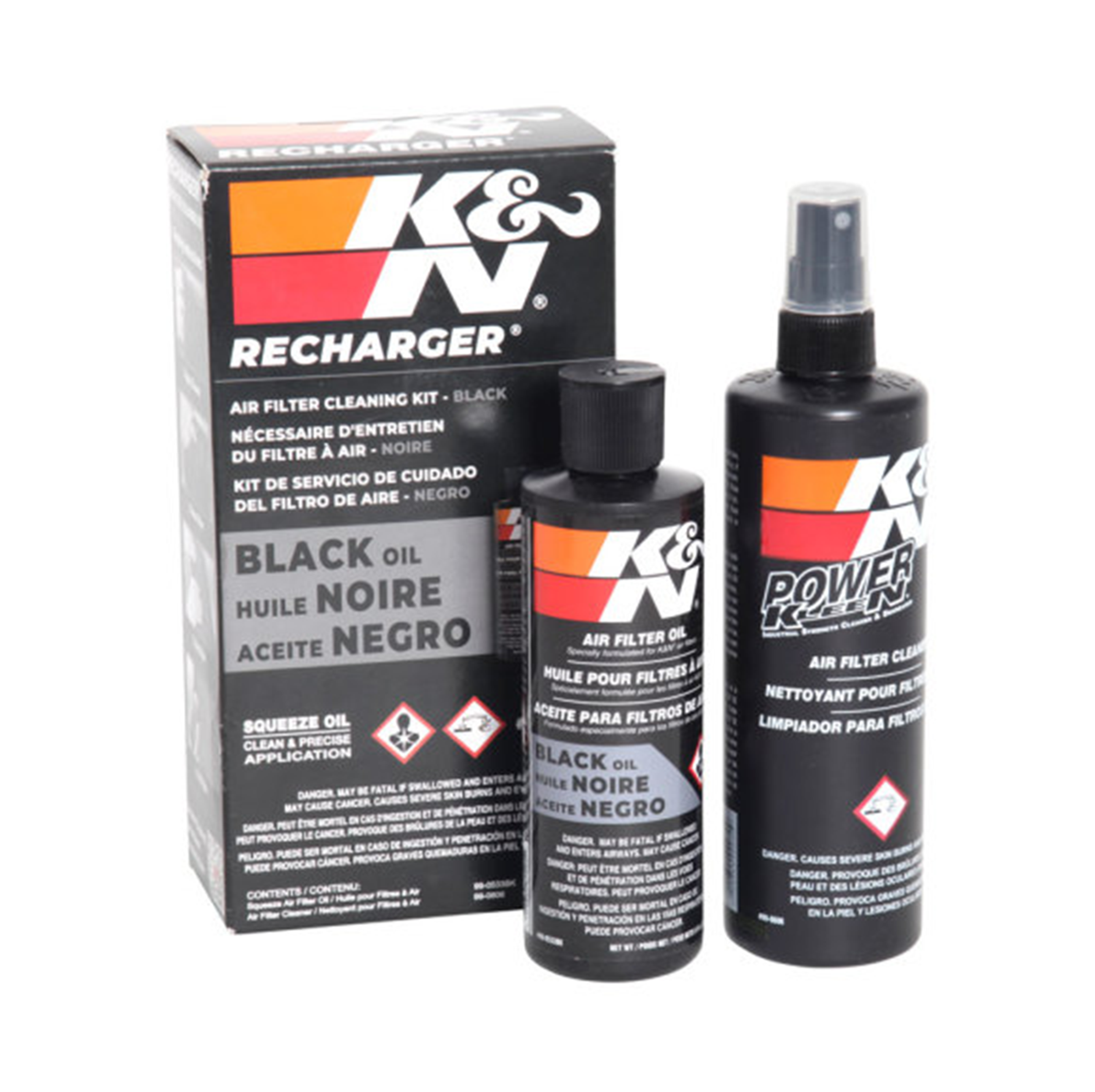 Treal Performance | Air Filter Cleaning Kit - Black - Can-Am Ryker