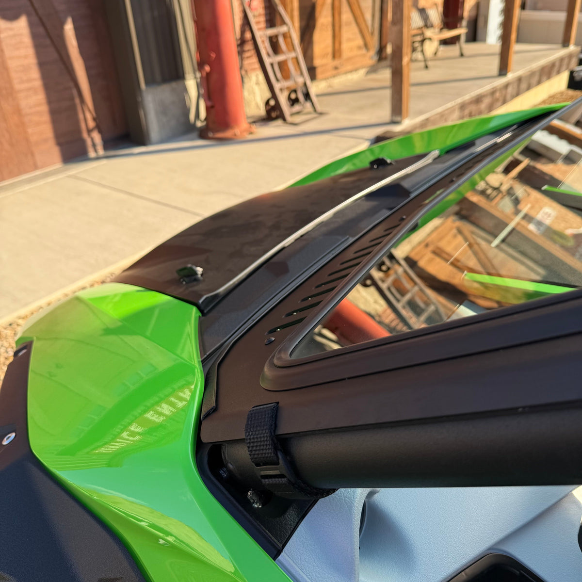 Kawasaki Teryx H2 Vented Glass Windshield