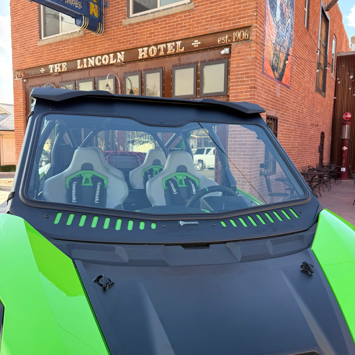 Kawasaki Teryx H2 Vented Glass Windshield