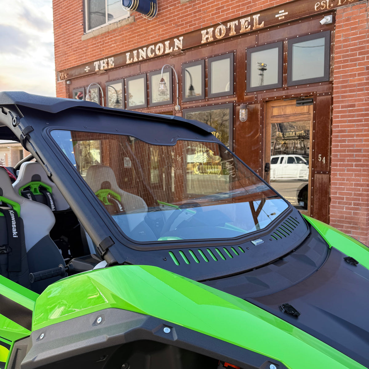 Kawasaki Teryx H2 Vented Glass Windshield